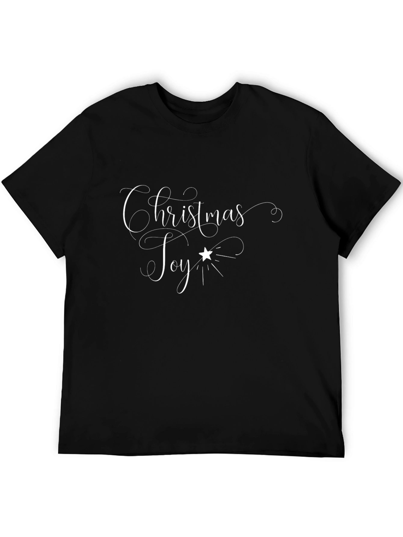Christmas Joy Black Graphic Tee