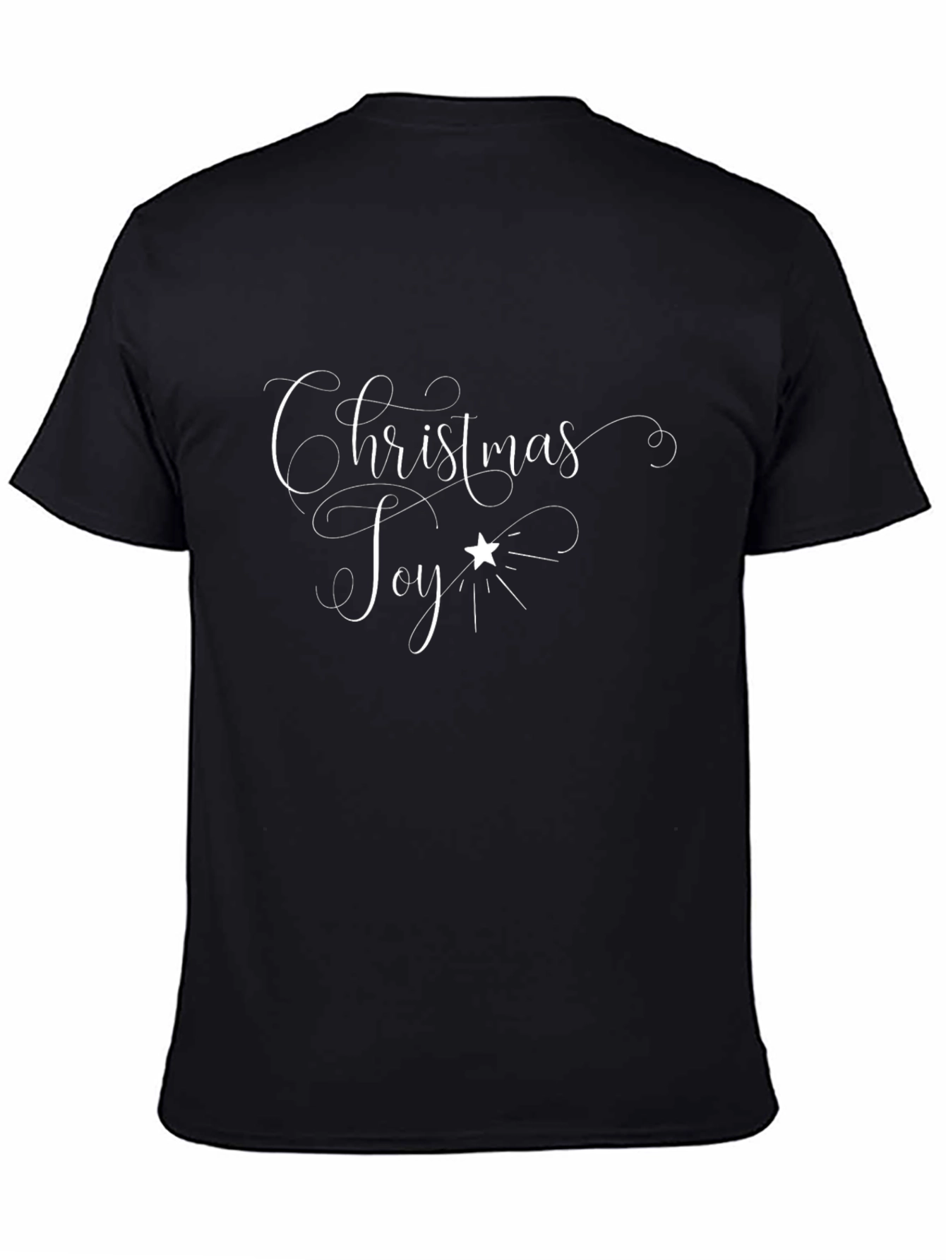Christmas Joy Black Graphic Tee