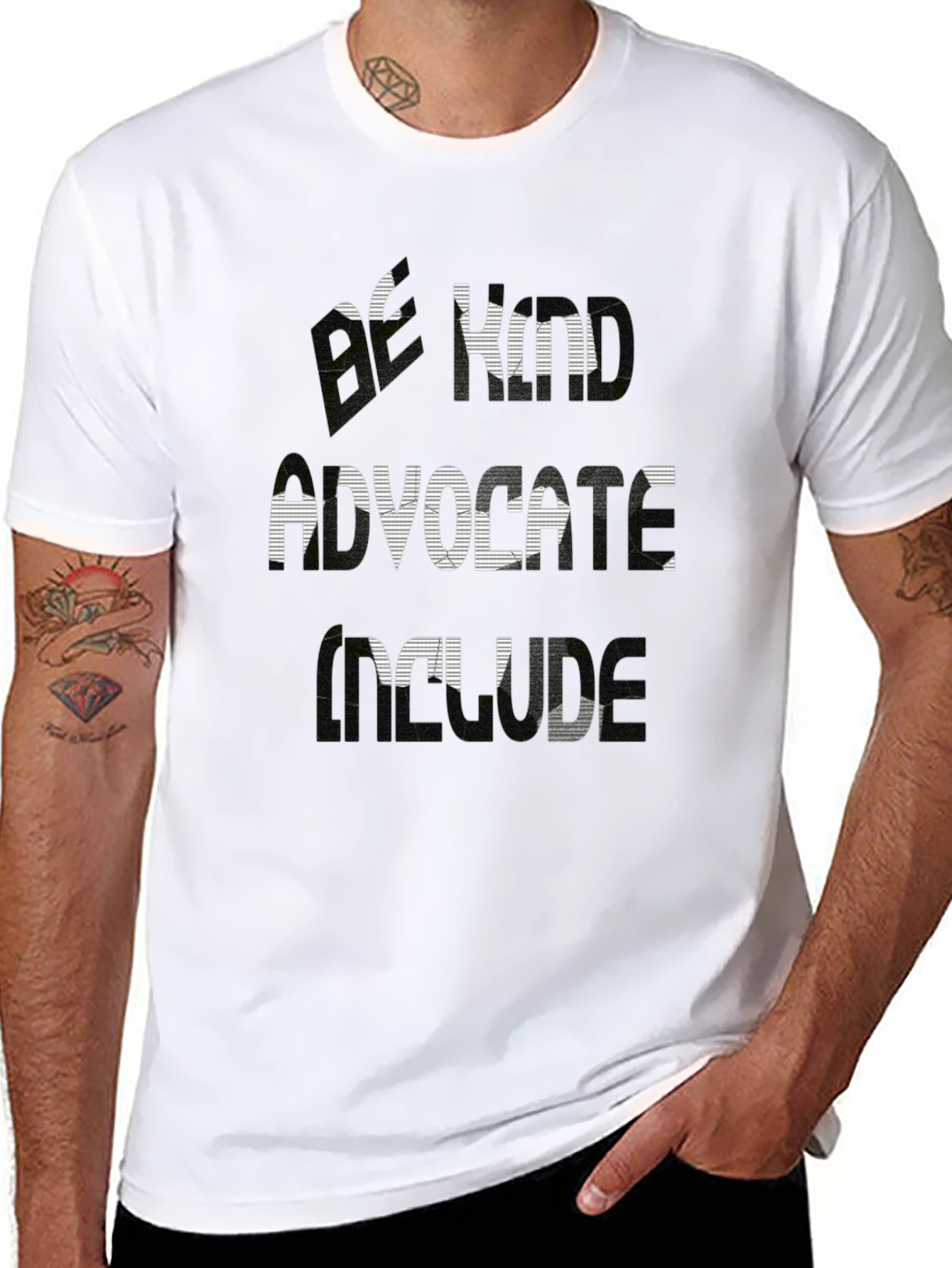 Kind Advocate Skills Black Graphic Tee