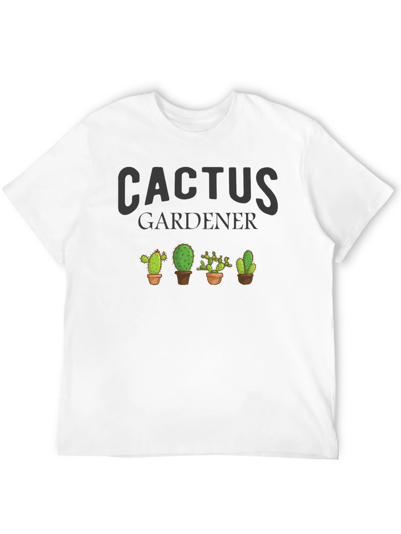 Cactus Gardener Graphic T-Shirt - Plant Lover Tee