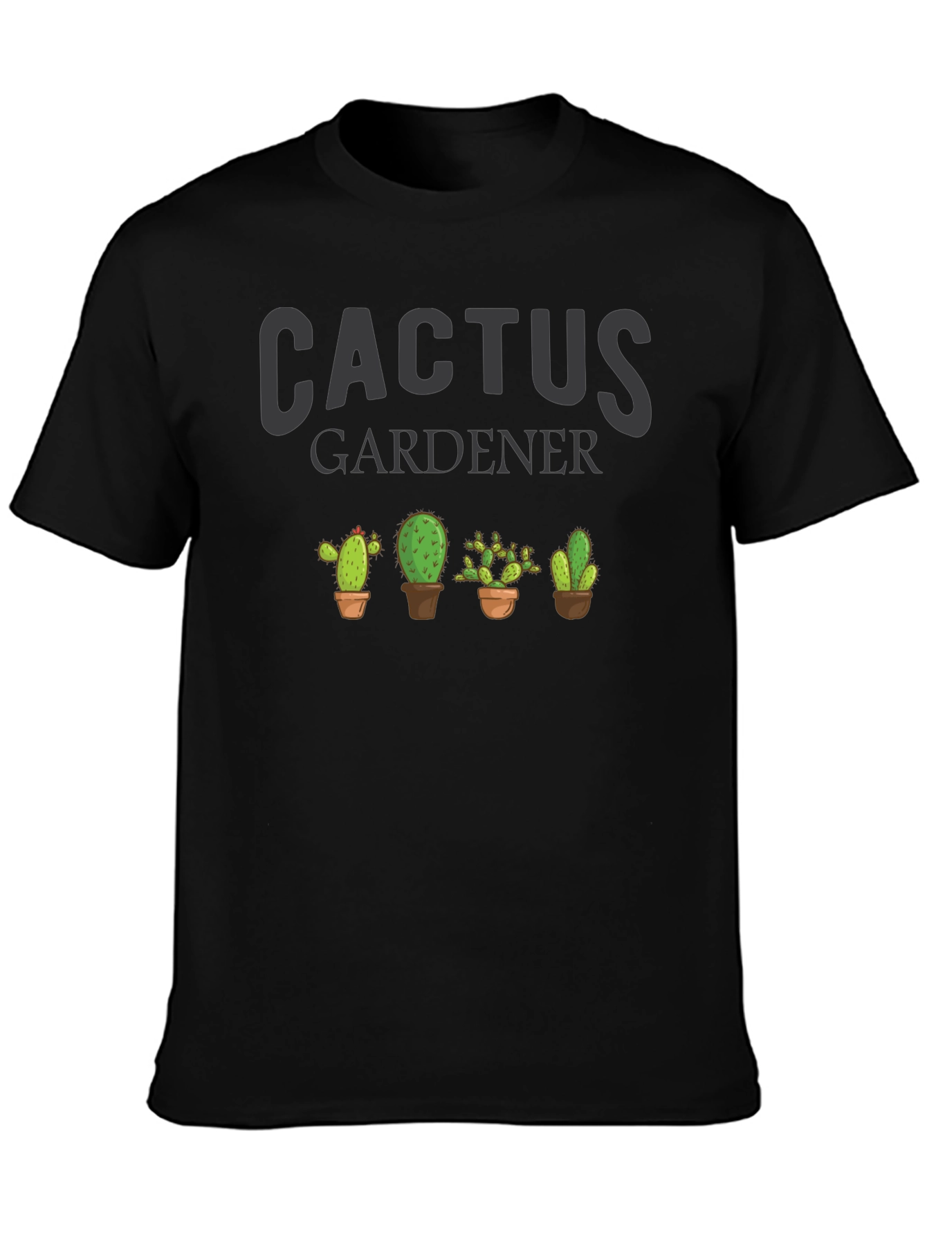 Cactus Gardener Graphic T-Shirt - Plant Lover Tee
