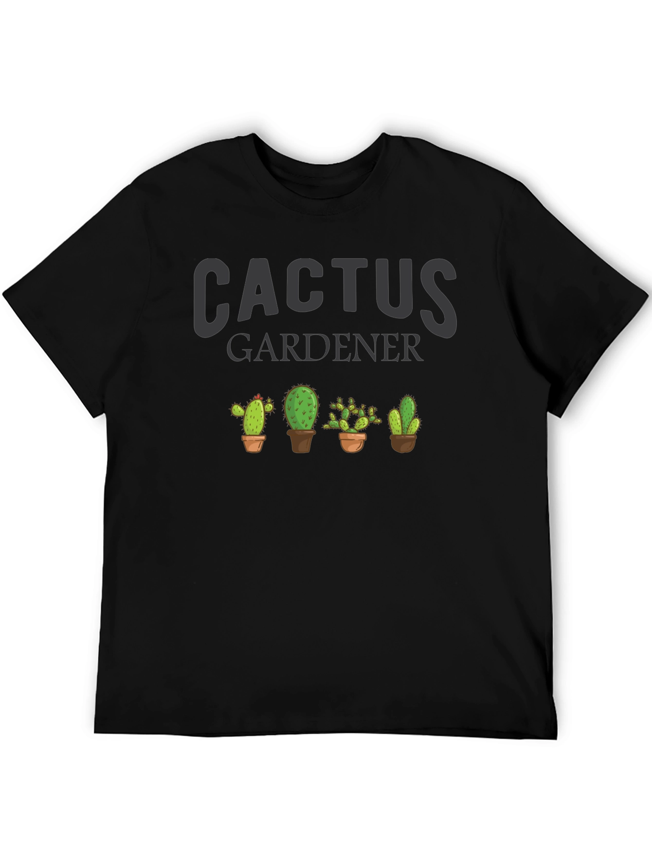 Cactus Gardener Graphic T-Shirt - Plant Lover Tee