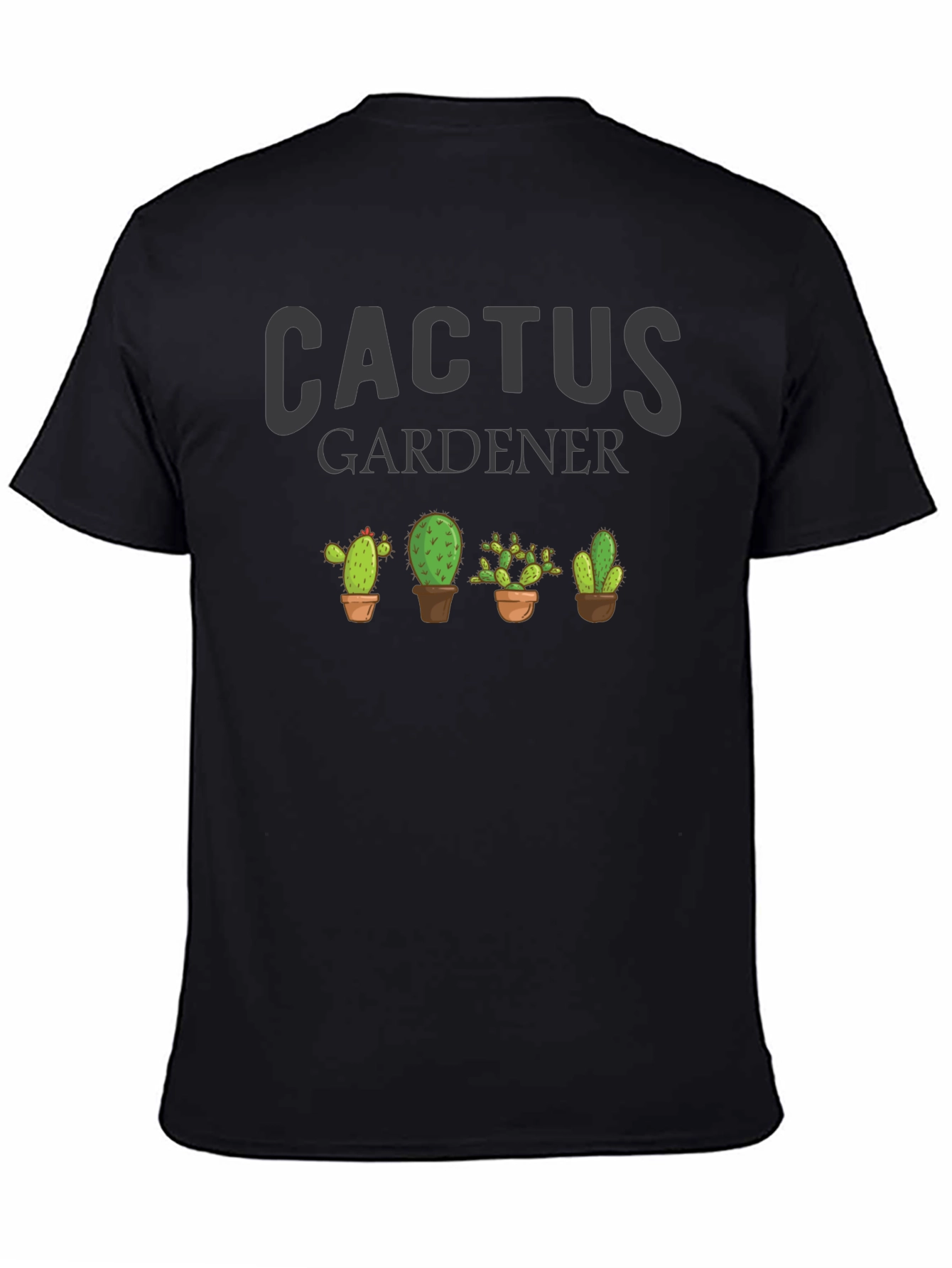 Cactus Gardener Graphic T-Shirt - Plant Lover Tee