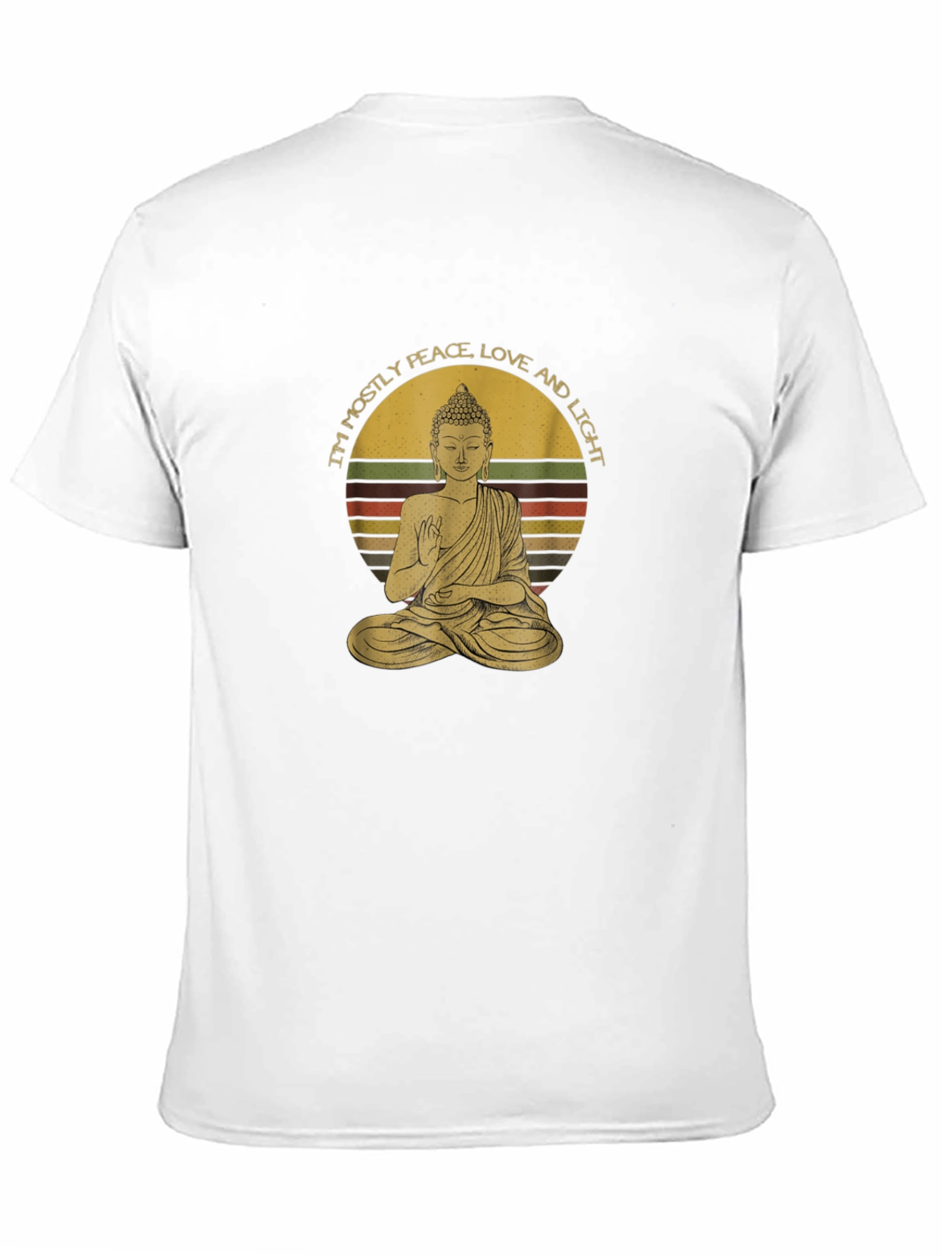 Buddha Peace Love Light Graphic Tee
