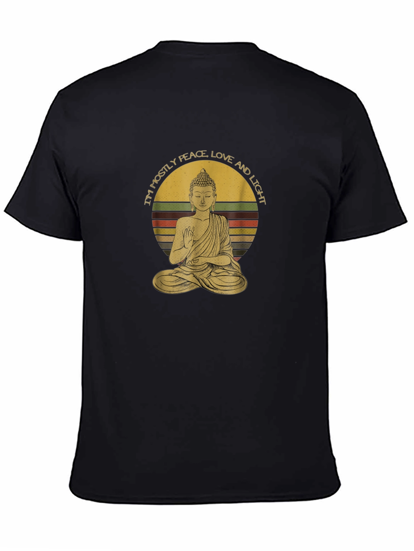 Buddha Peace Love Light Graphic Tee