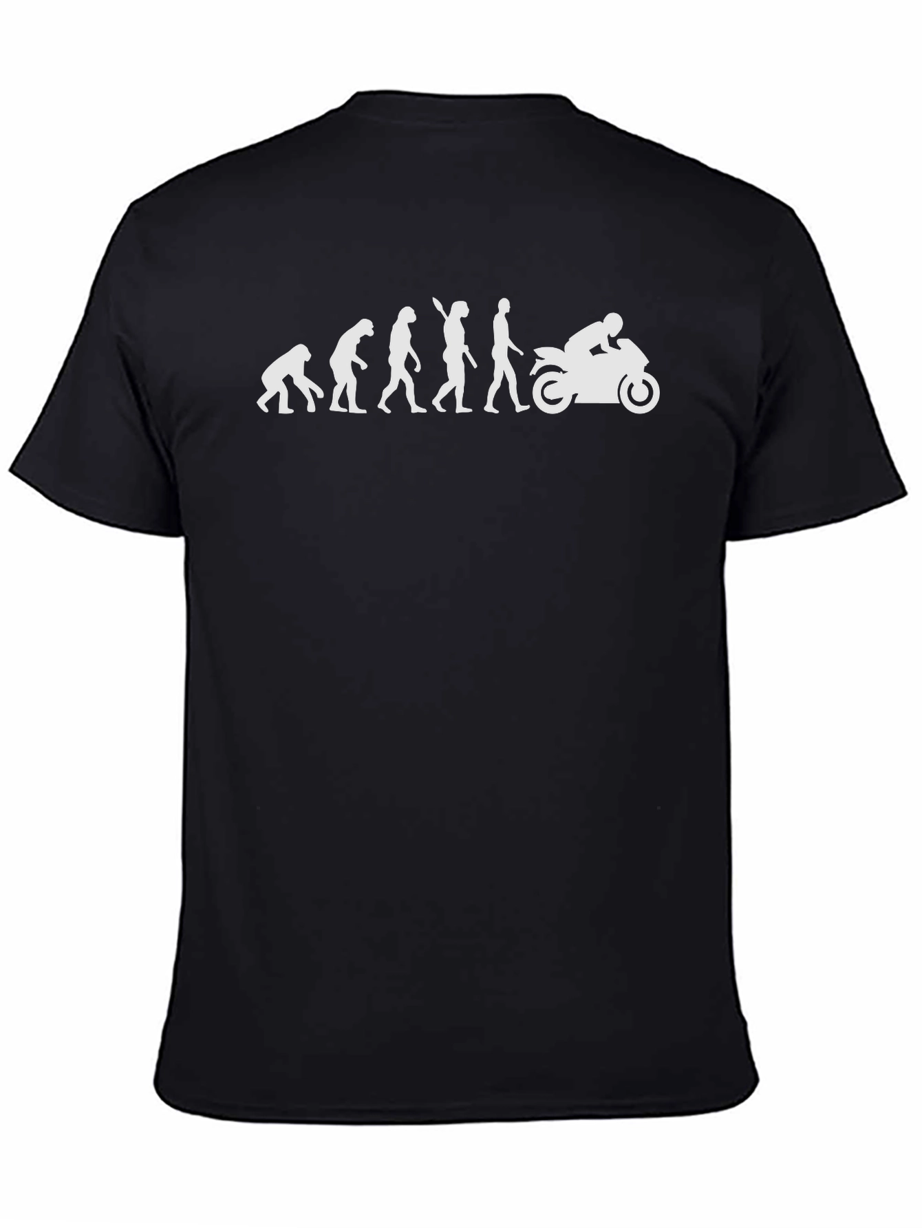 Evolution of Motorcycle T-Shirt - Black