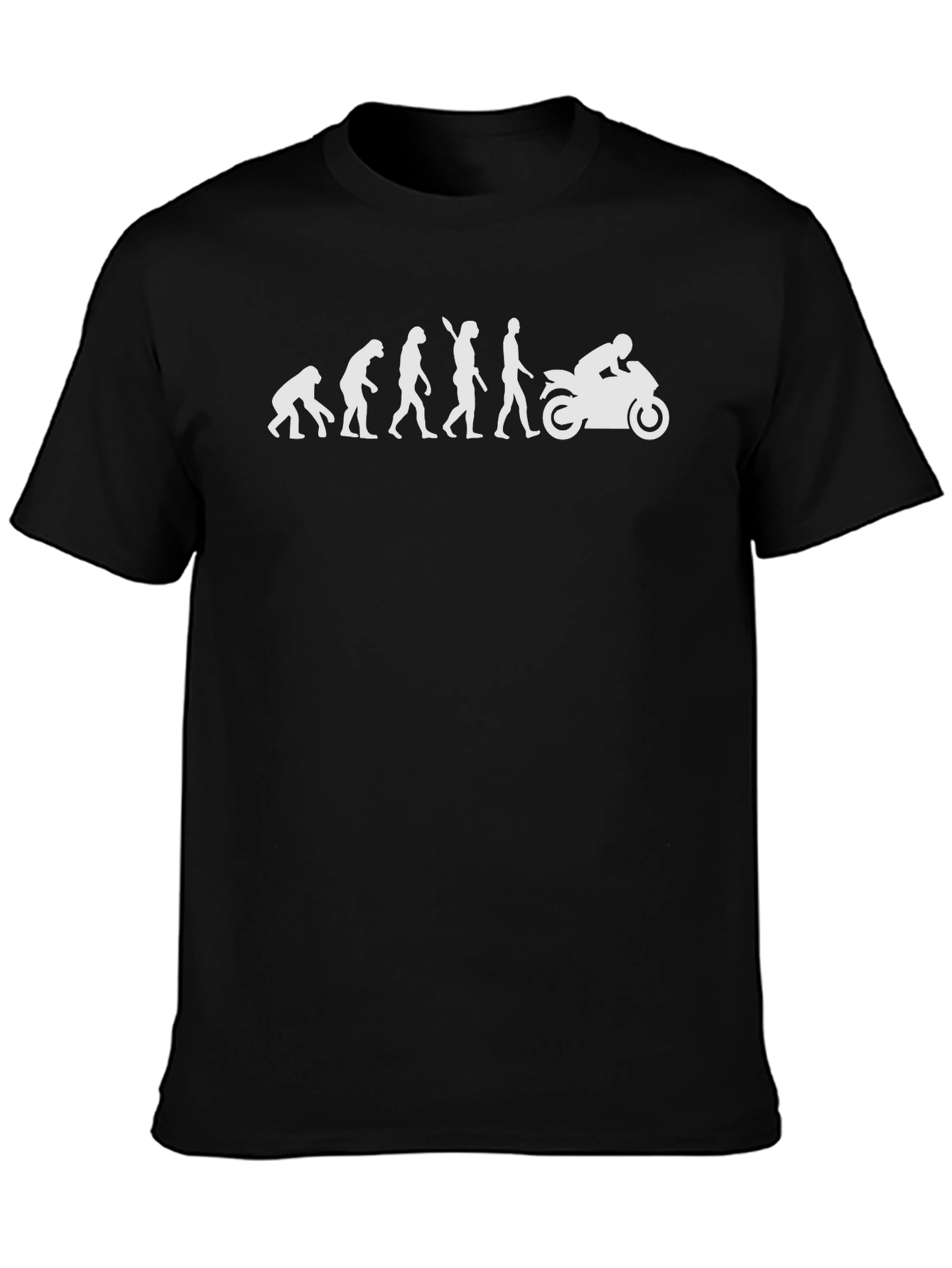Evolution of Motorcycle T-Shirt - Black