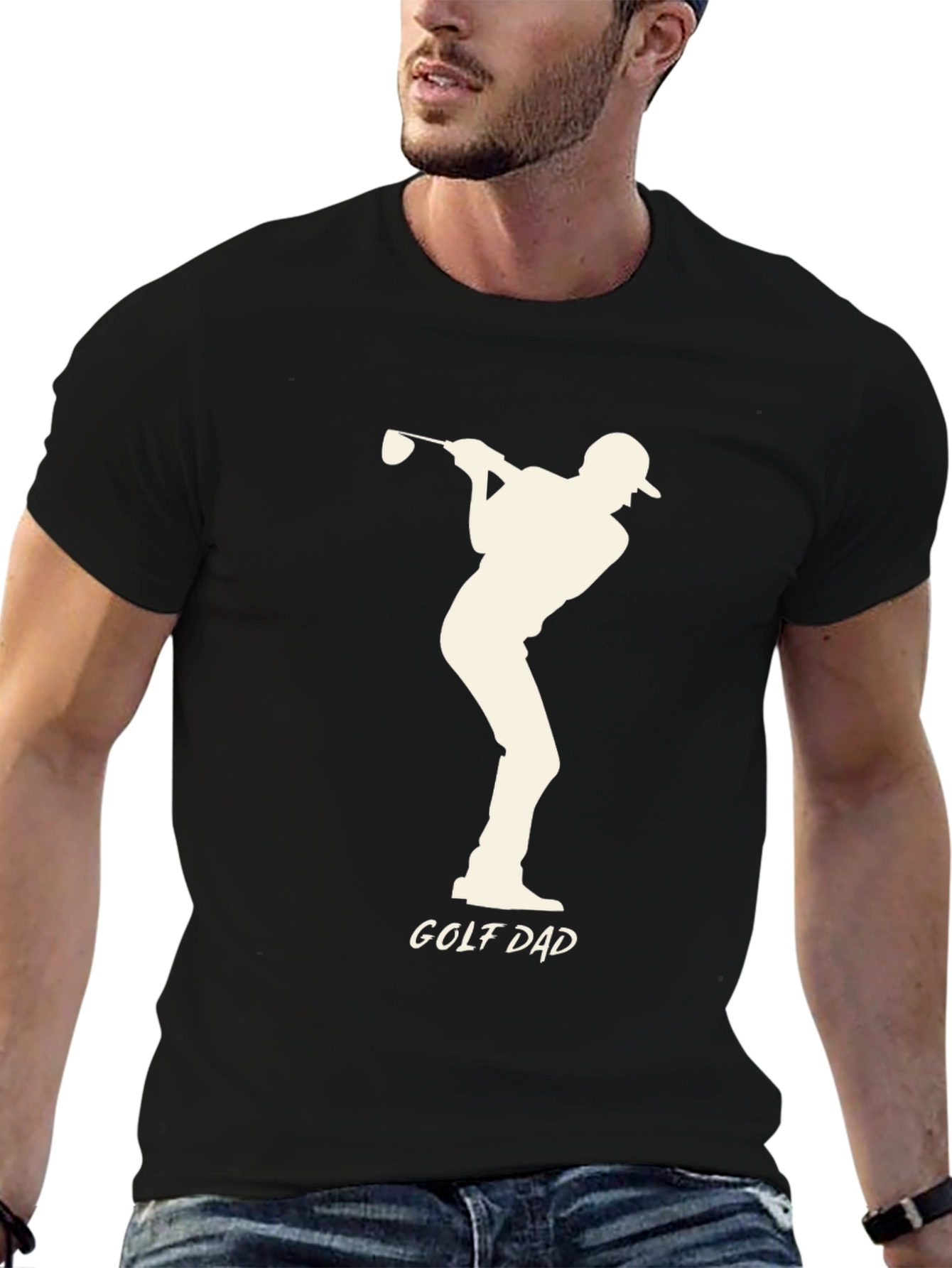 Golf Dad T-Shirt - Black