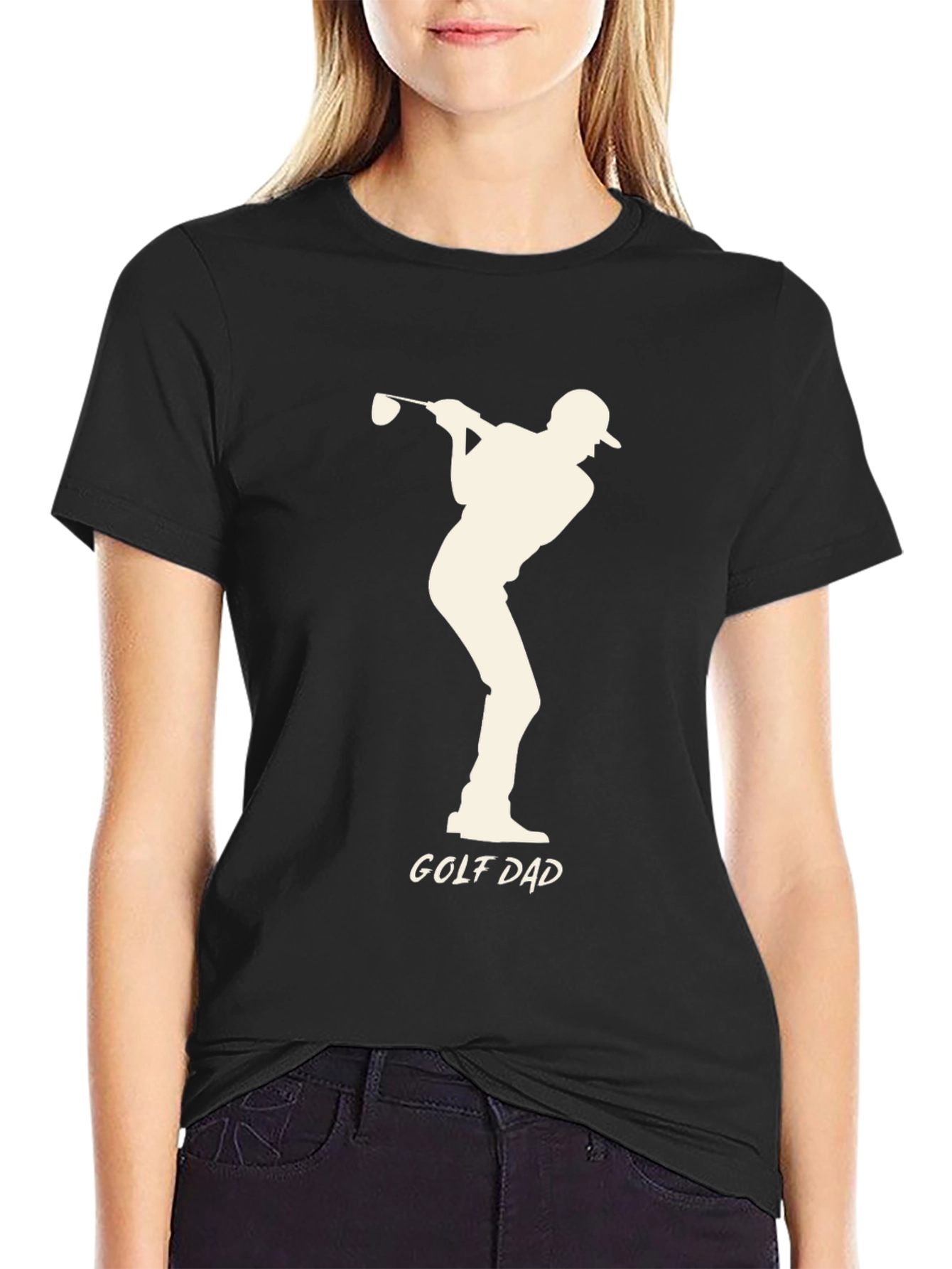 Golf Dad T-Shirt - Black