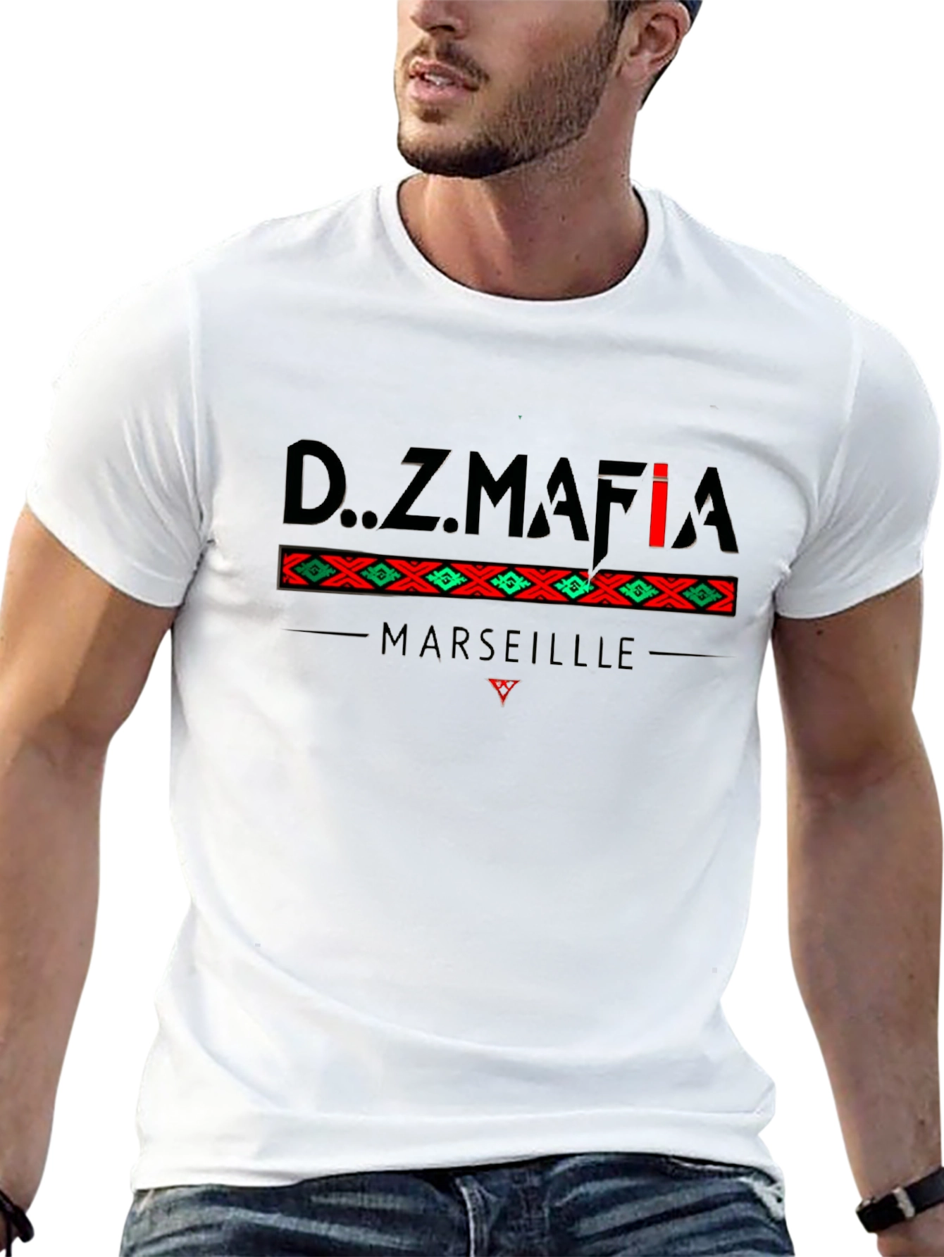 DZ Mafia Marseille Graphic T-Shirt - Black