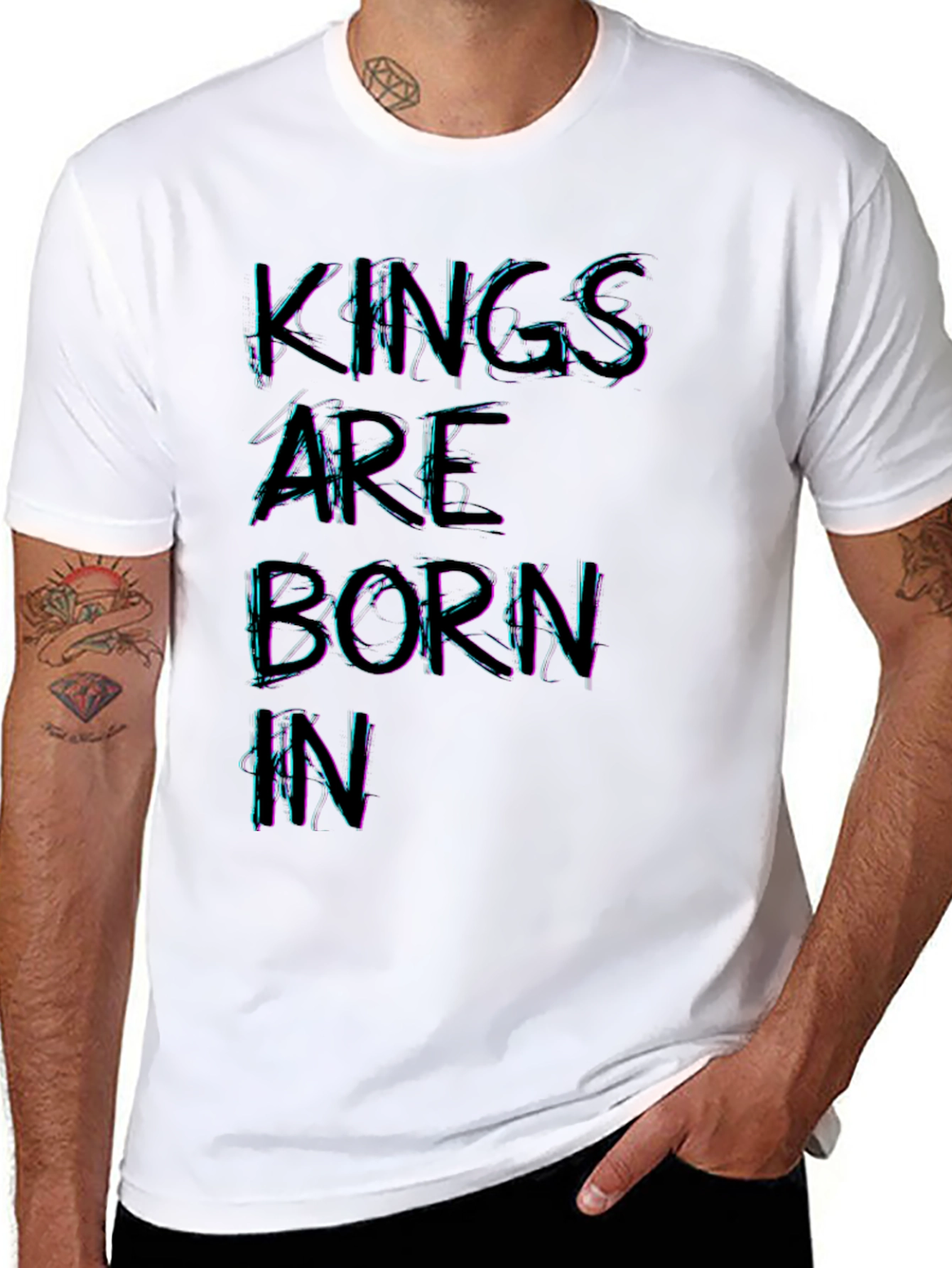 Kings are Born In T-Shirt - Black