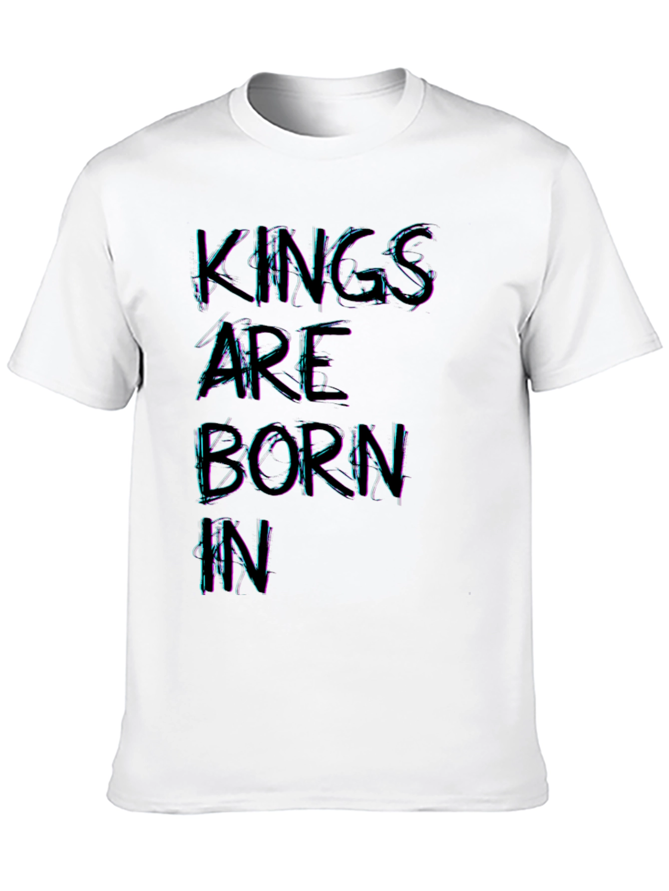 Kings are Born In T-Shirt - Black
