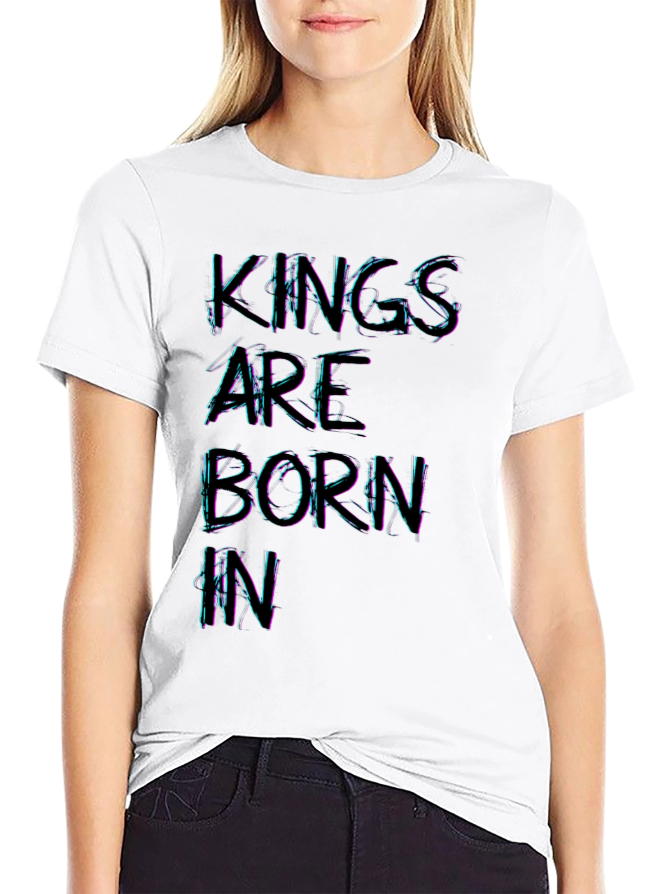 Kings are Born In T-Shirt - Black