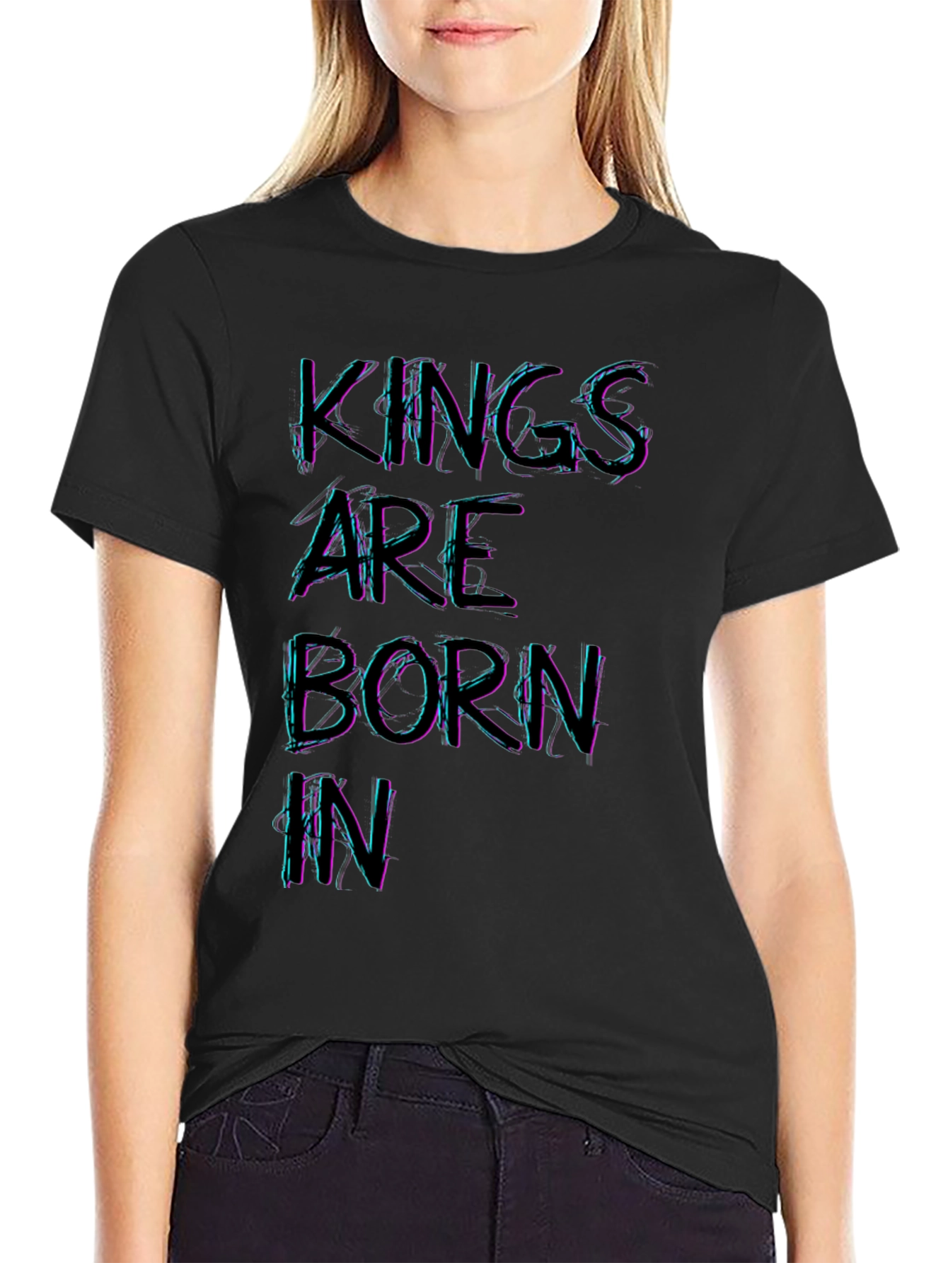 Kings are Born In T-Shirt - Black
