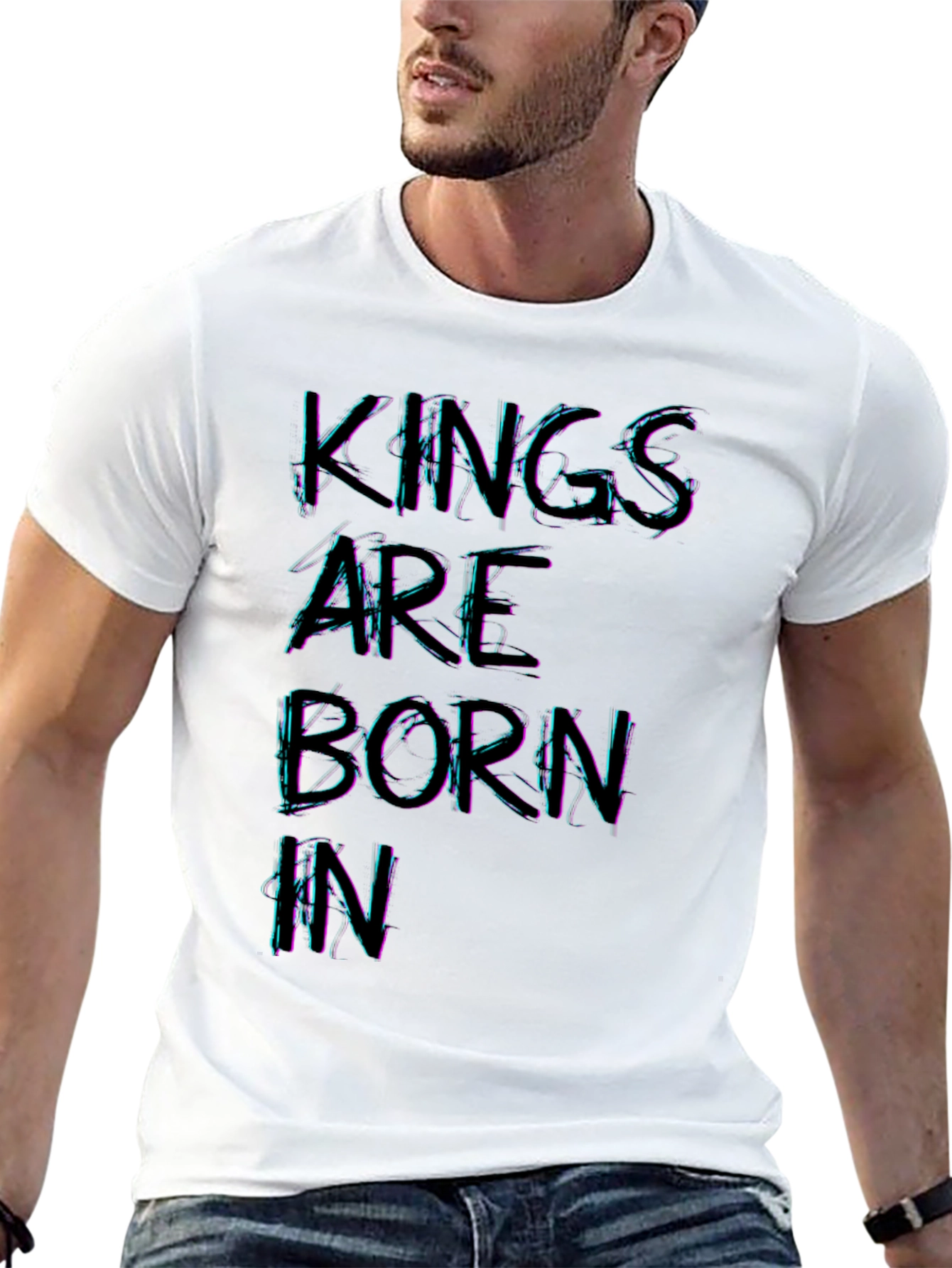 Kings are Born In T-Shirt - Black