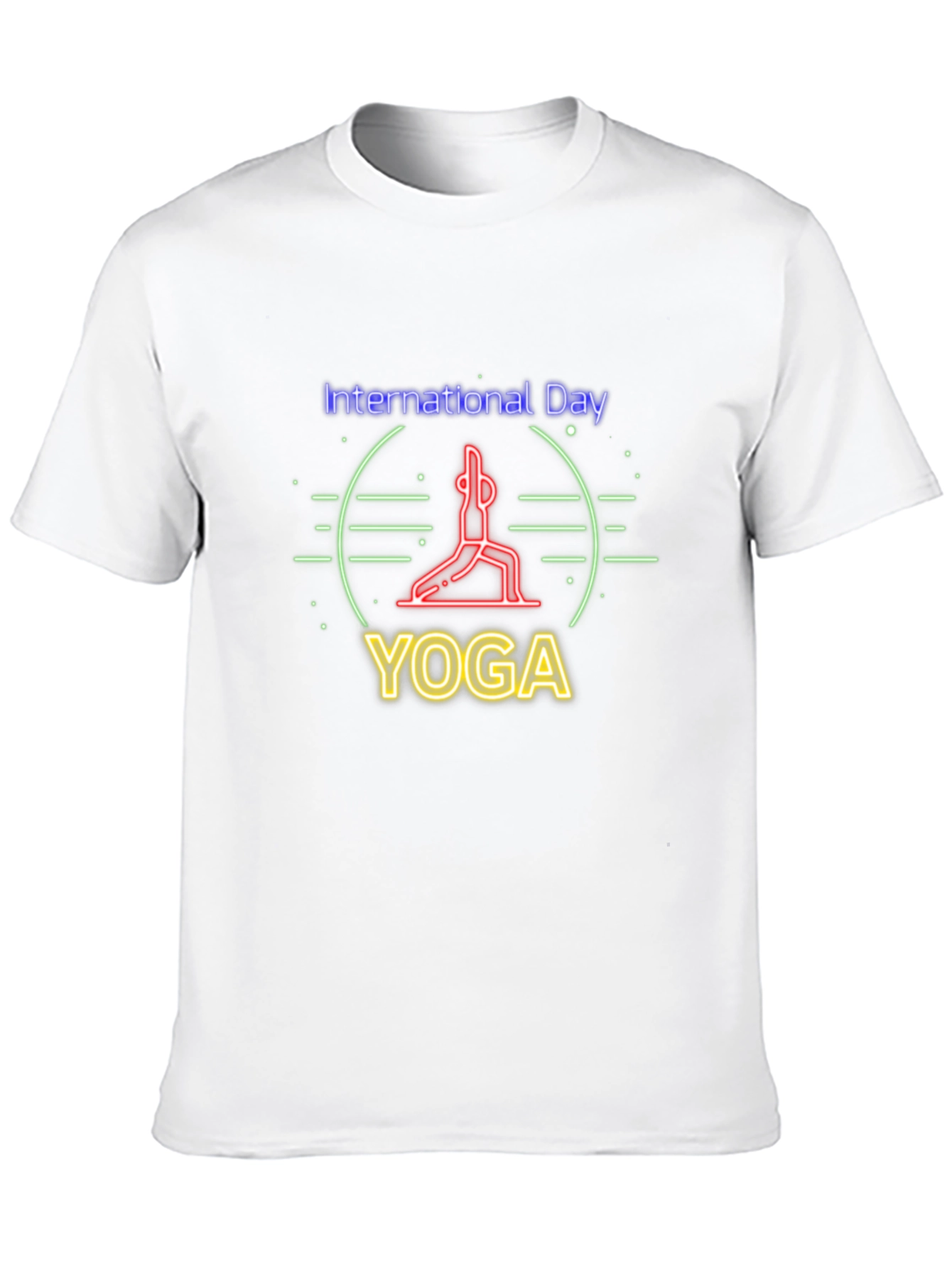 International Yoga Day T-Shirt - Black