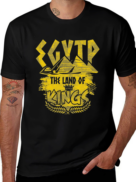 Egypt Land of Kings Mens Graphic T-Shirt