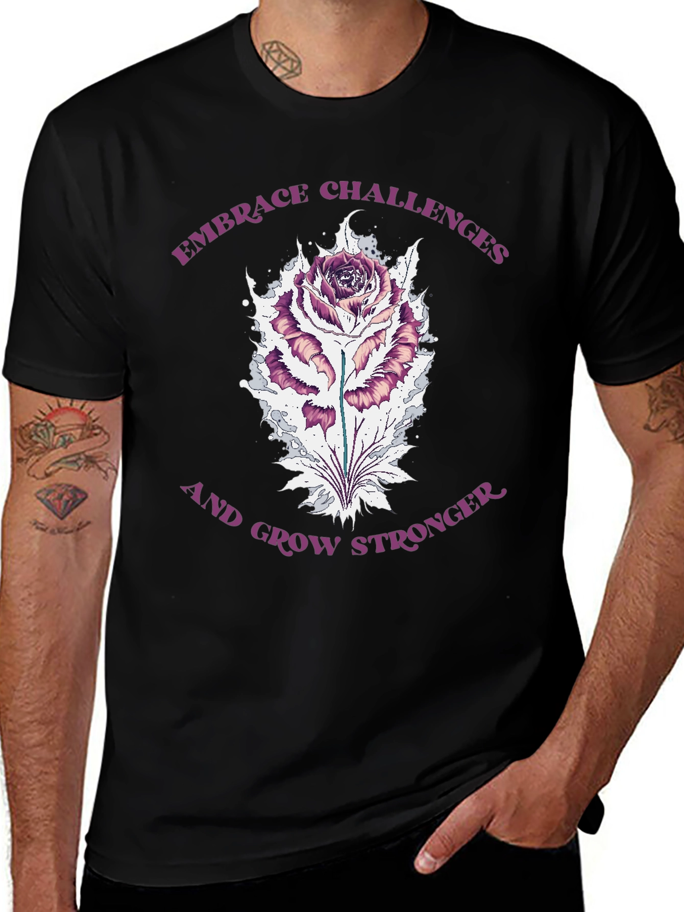 Embrace Challenges Graphic Tee