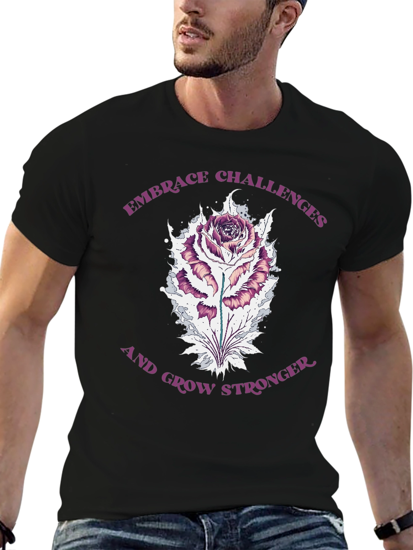 Embrace Challenges Graphic Tee
