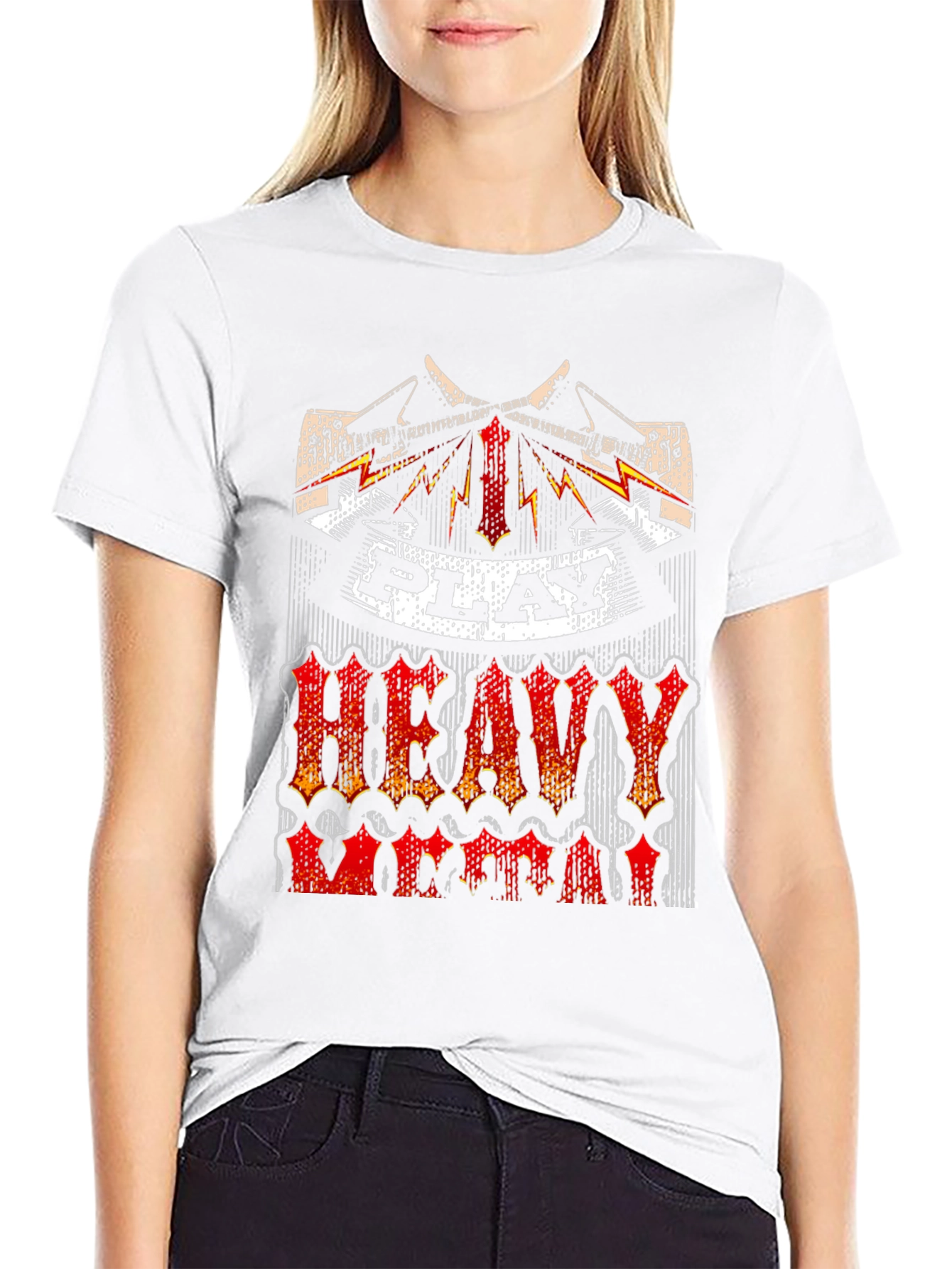 Play Heavy Music Graphic T-Shirt