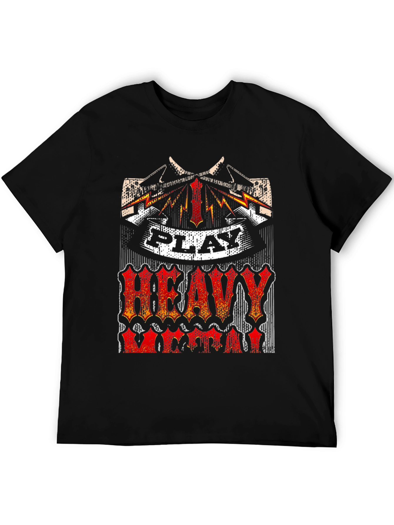 Play Heavy Music Graphic T-Shirt