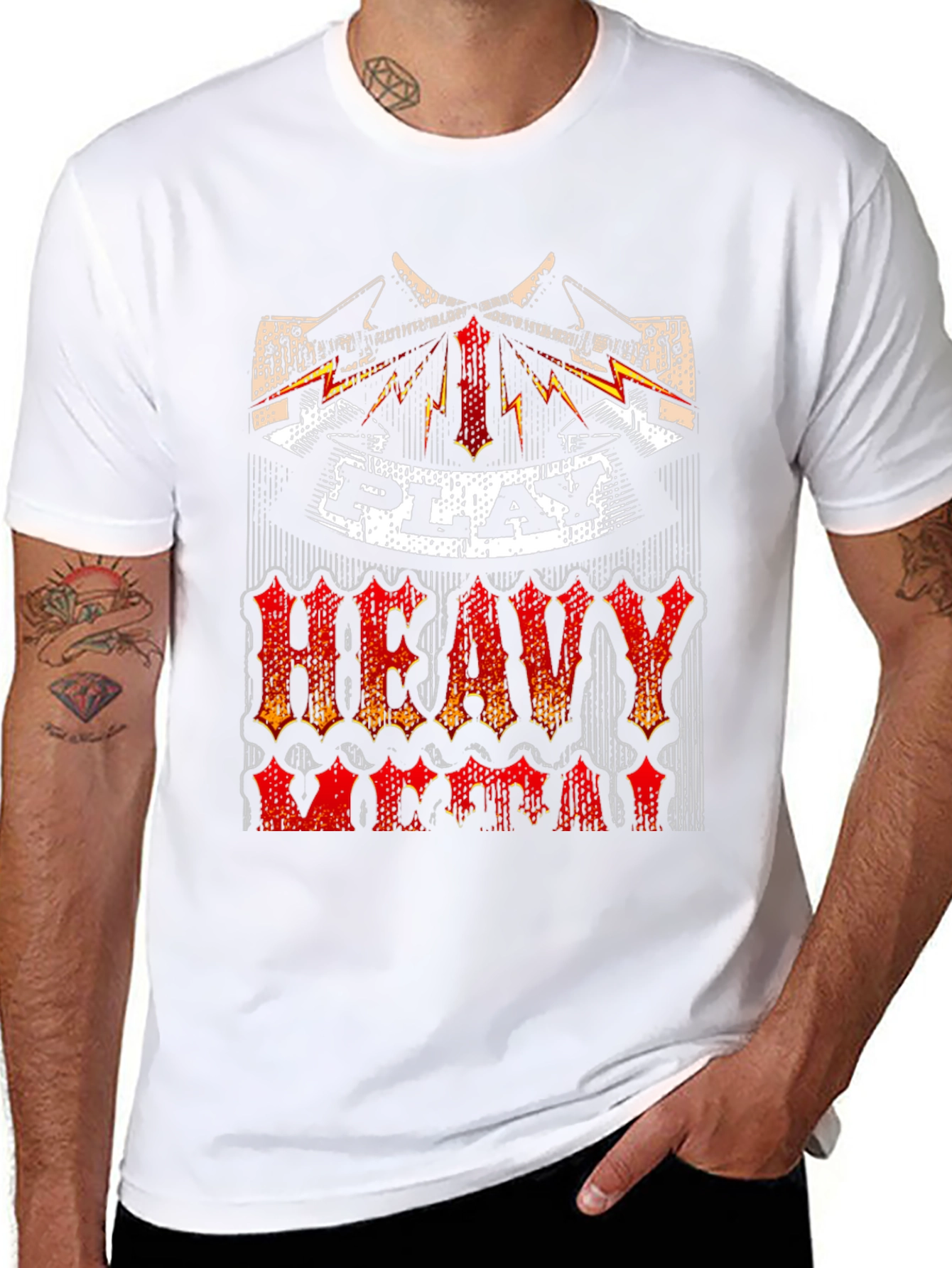 Play Heavy Music Graphic T-Shirt
