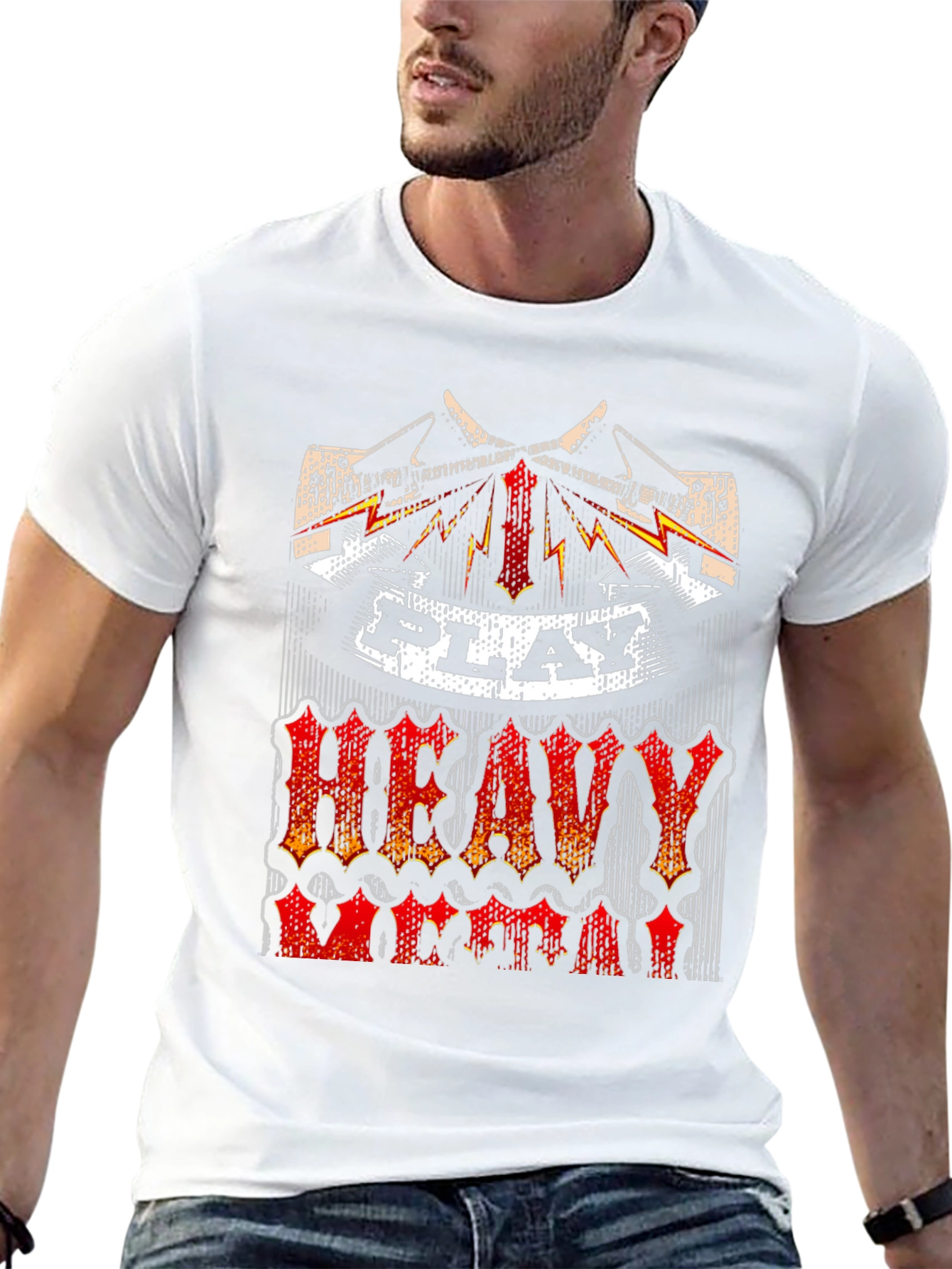 Play Heavy Music Graphic T-Shirt