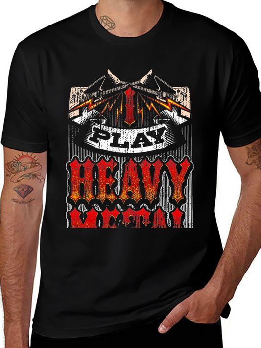 Play Heavy Music Graphic T-Shirt