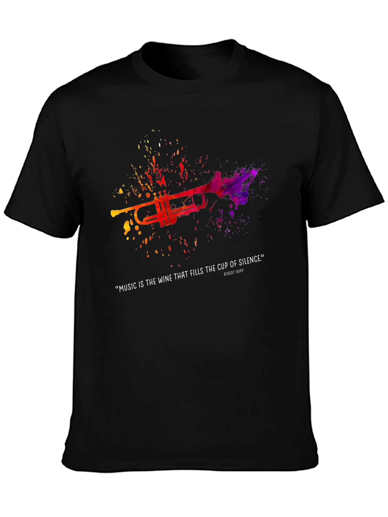 Music is the Wine Trumpet T-Shirt