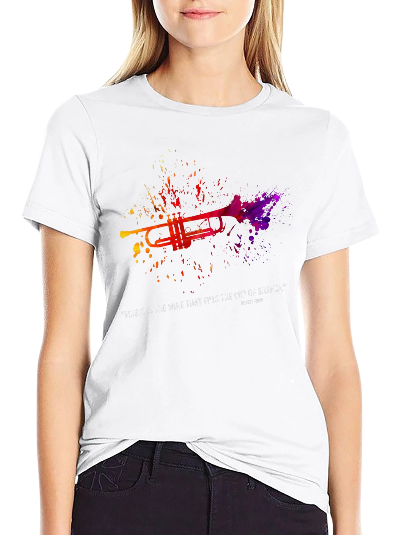 Music is the Wine Trumpet T-Shirt