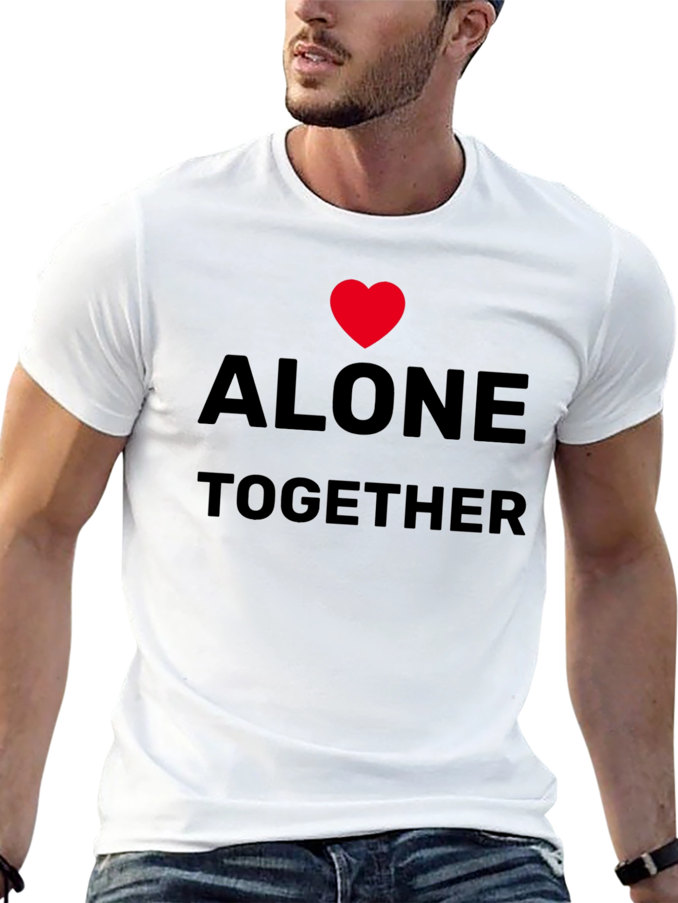 Alone Together Graphic Tee - Soft Cotton Comfort