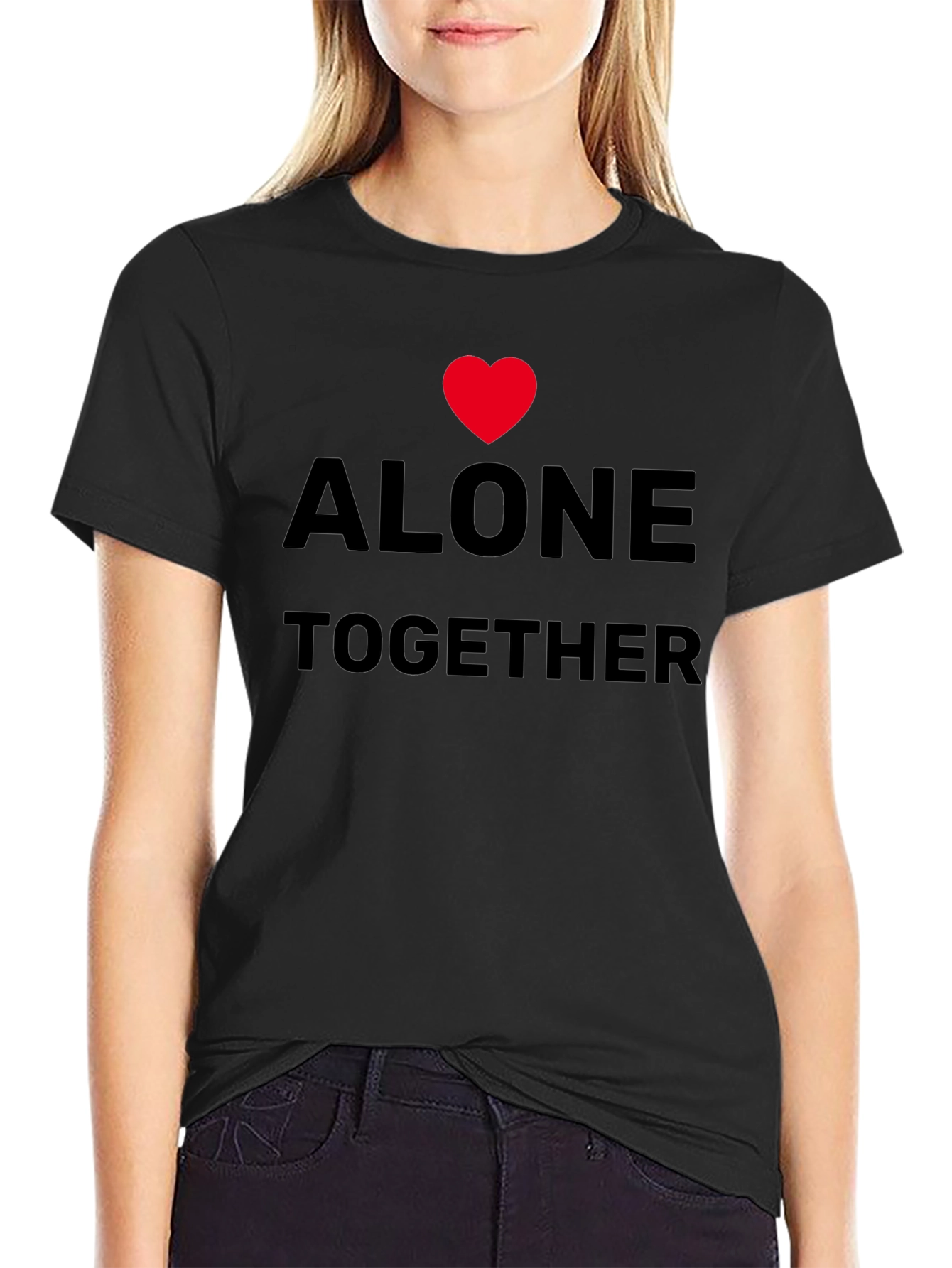 Alone Together Graphic Tee - Soft Cotton Comfort