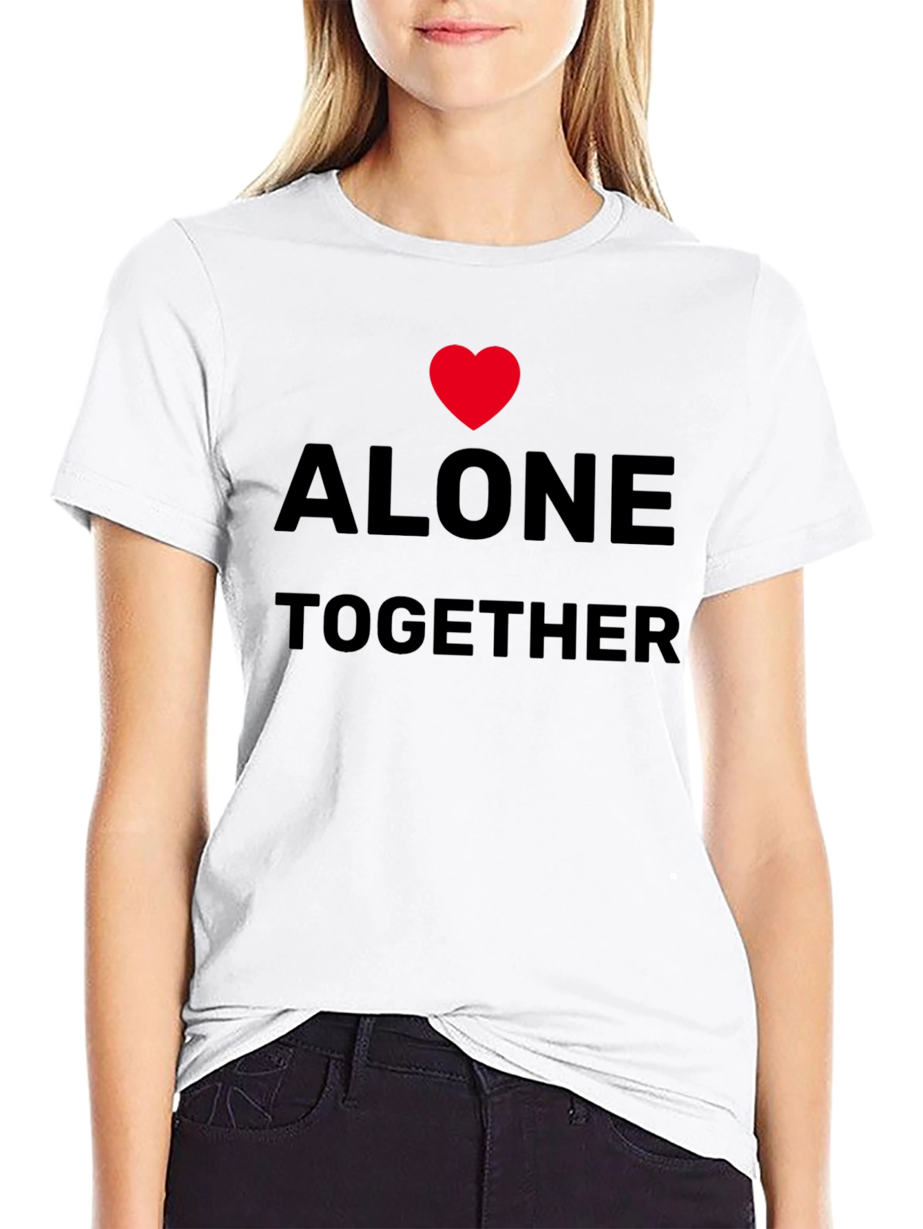 Alone Together Graphic Tee - Soft Cotton Comfort