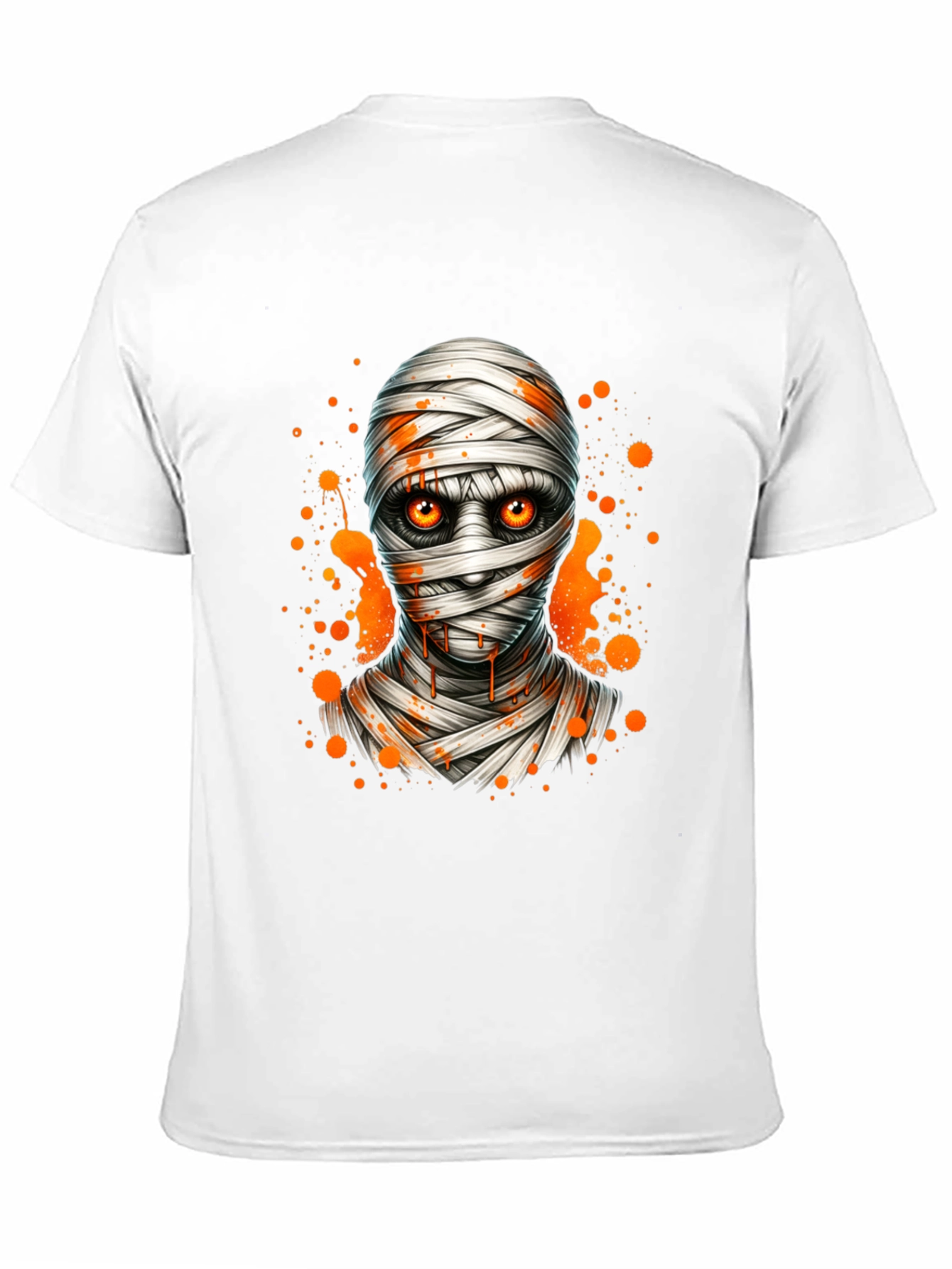 Mummy Graphic Tee - Halloween Spooky T-Shirt