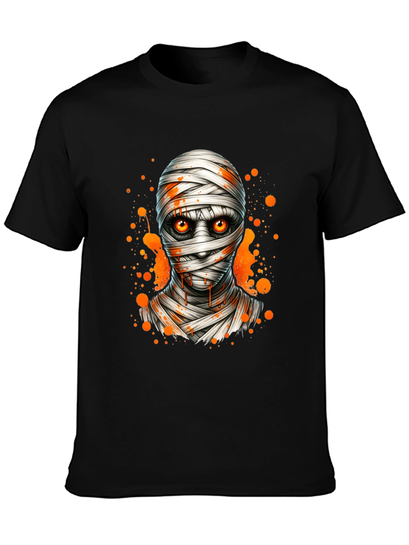 Mummy Graphic Tee - Halloween Spooky T-Shirt