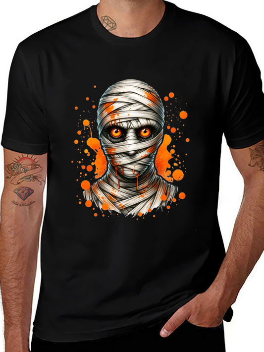 Mummy Graphic Tee - Halloween Spooky T-Shirt