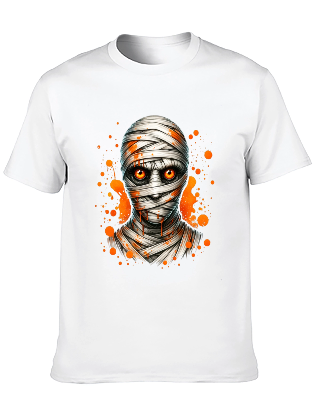 Mummy Graphic Tee - Halloween Spooky T-Shirt