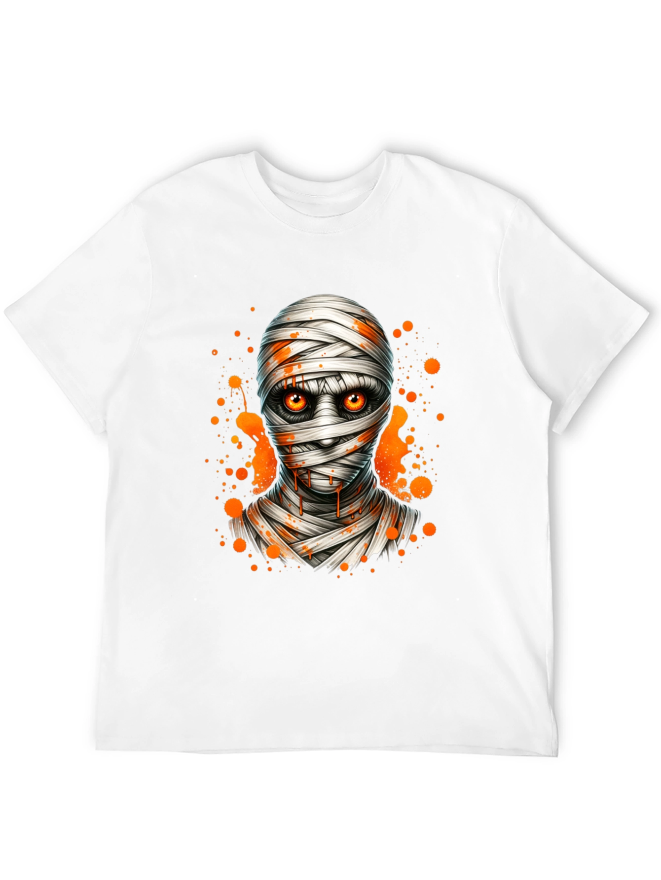 Mummy Graphic Tee - Halloween Spooky T-Shirt