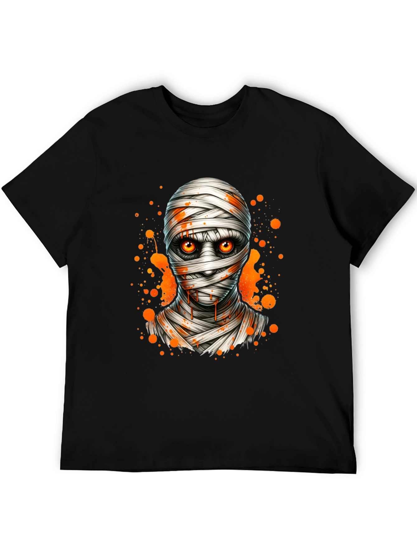 Mummy Graphic Tee - Halloween Spooky T-Shirt