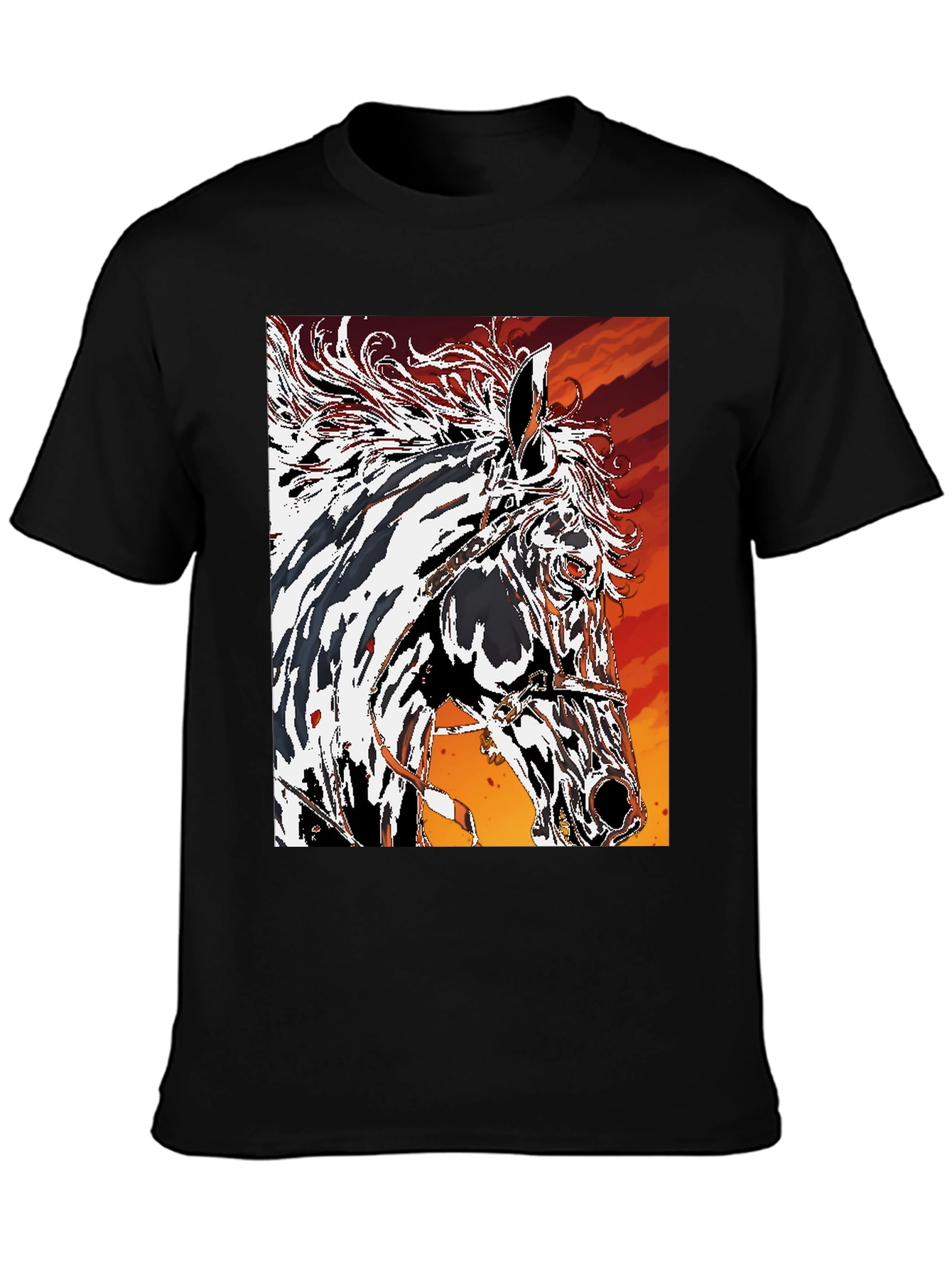 Horse Graphic Print Tee