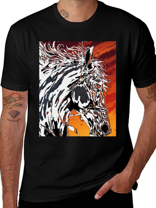 Horse Graphic Print Tee