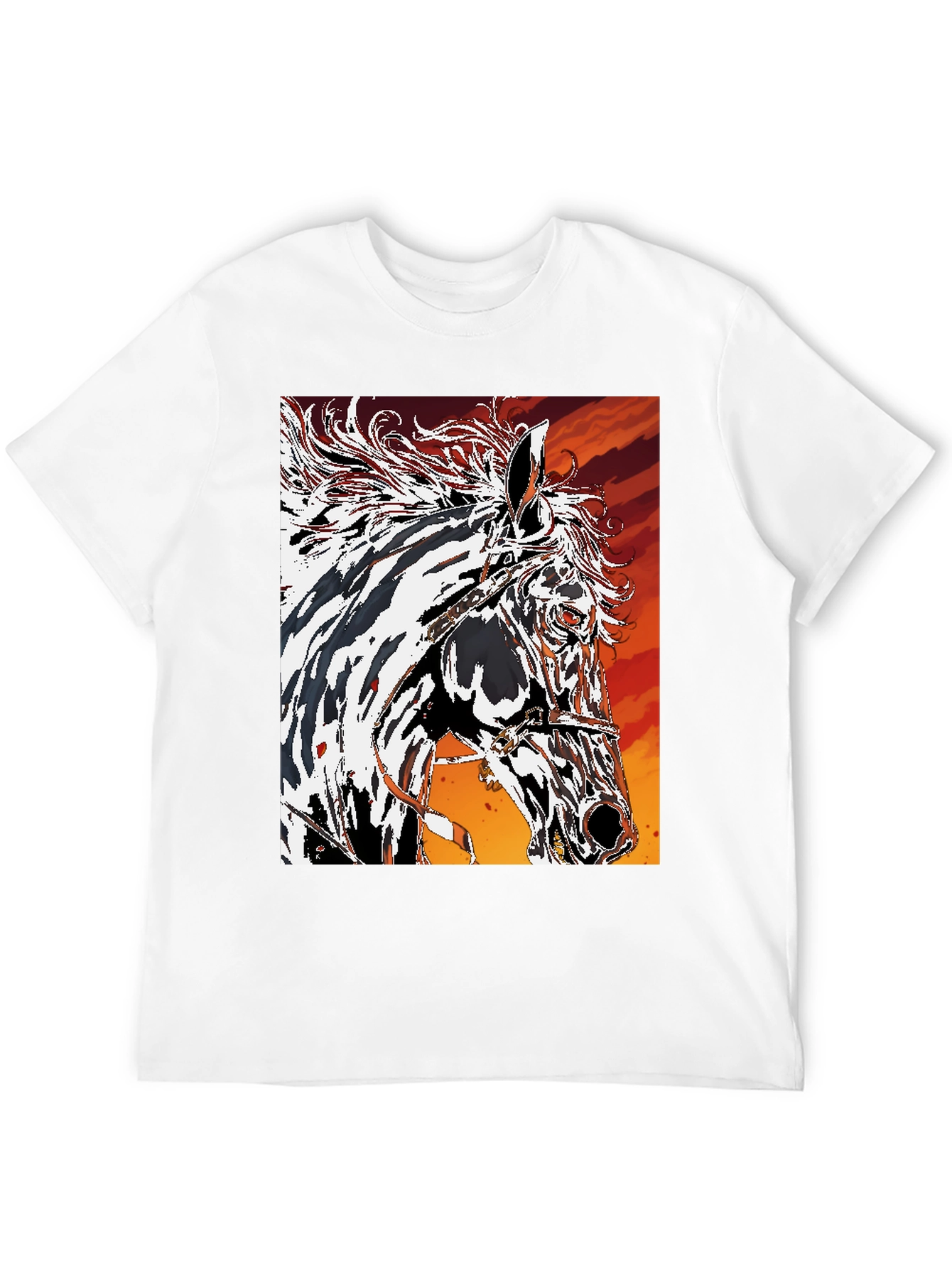 Horse Graphic Print Tee