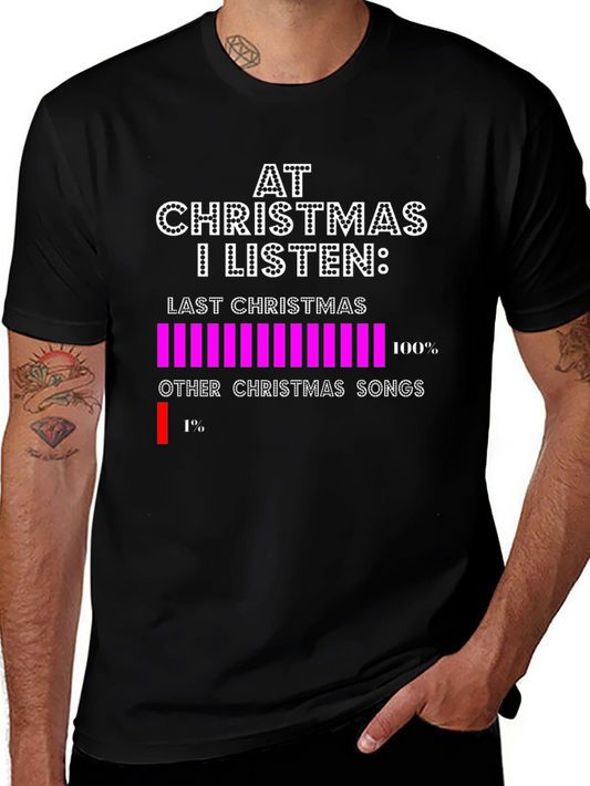 Funny Christmas Music T-Shirt - Last Christmas Song Humor