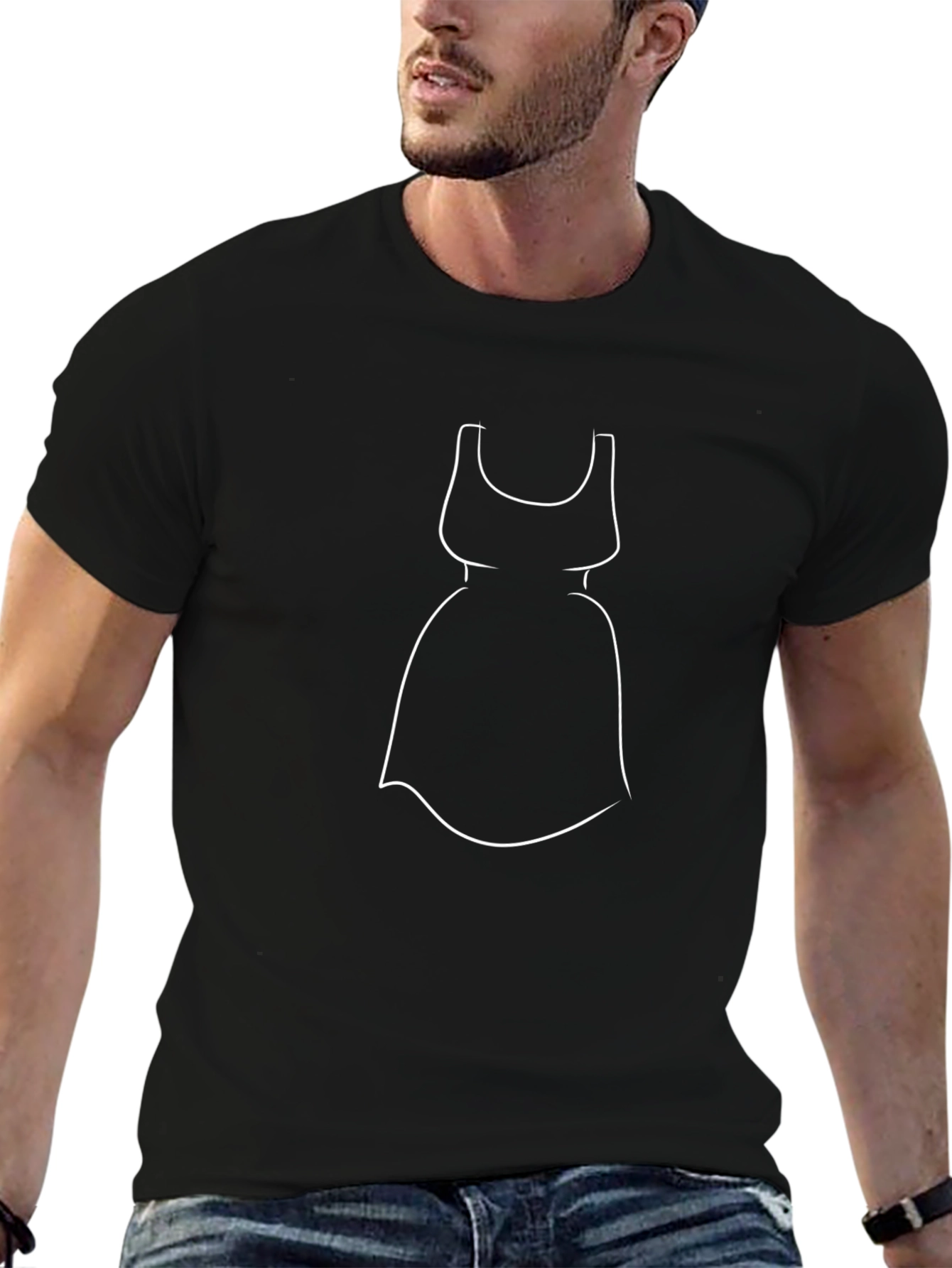 Minimalist Dress Graphic T-Shirt