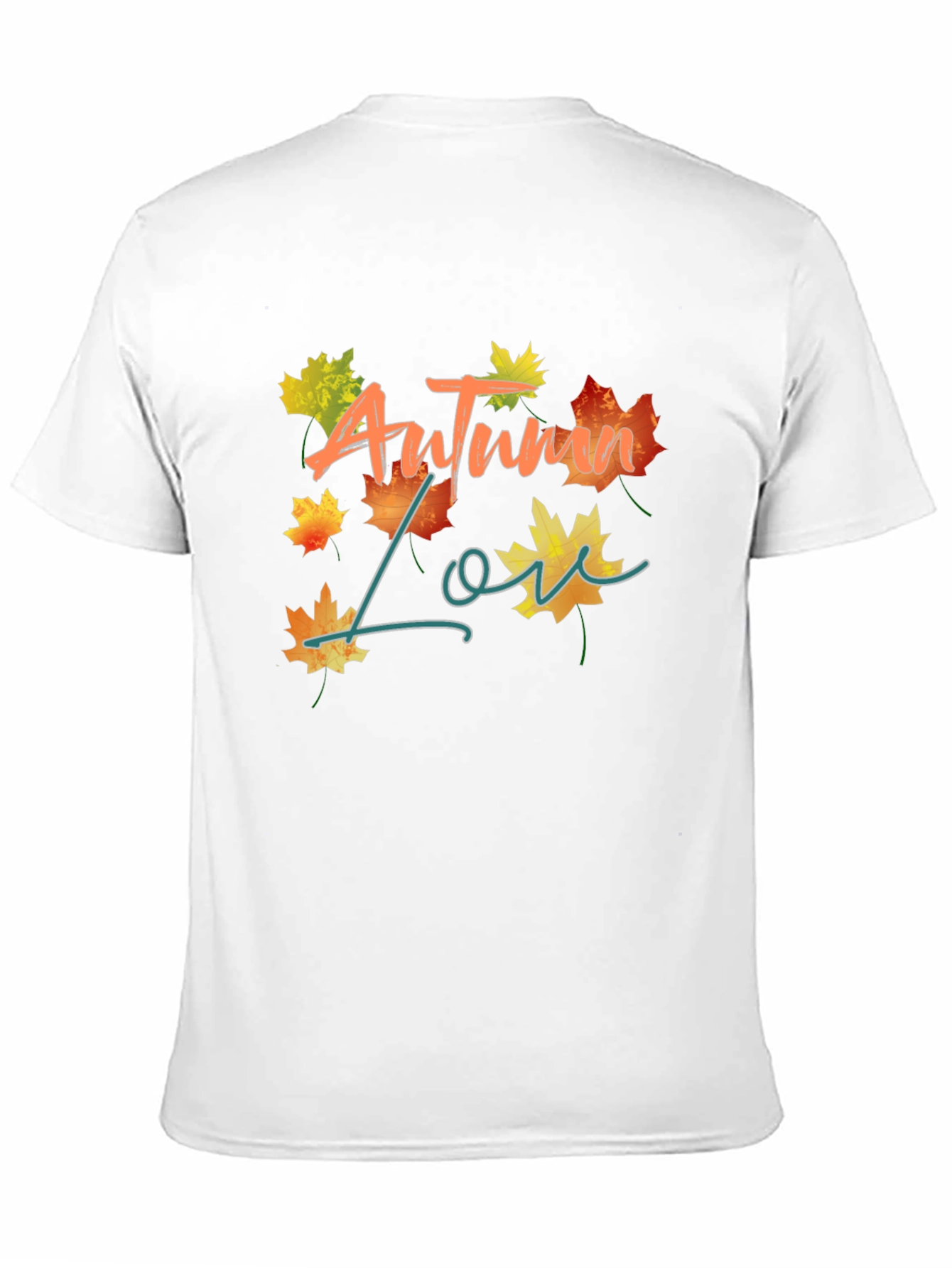 Autumn Love Graphic Tee - Black