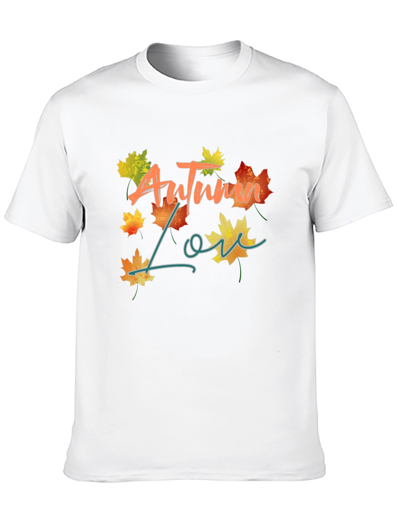 Autumn Love Graphic Tee - Black