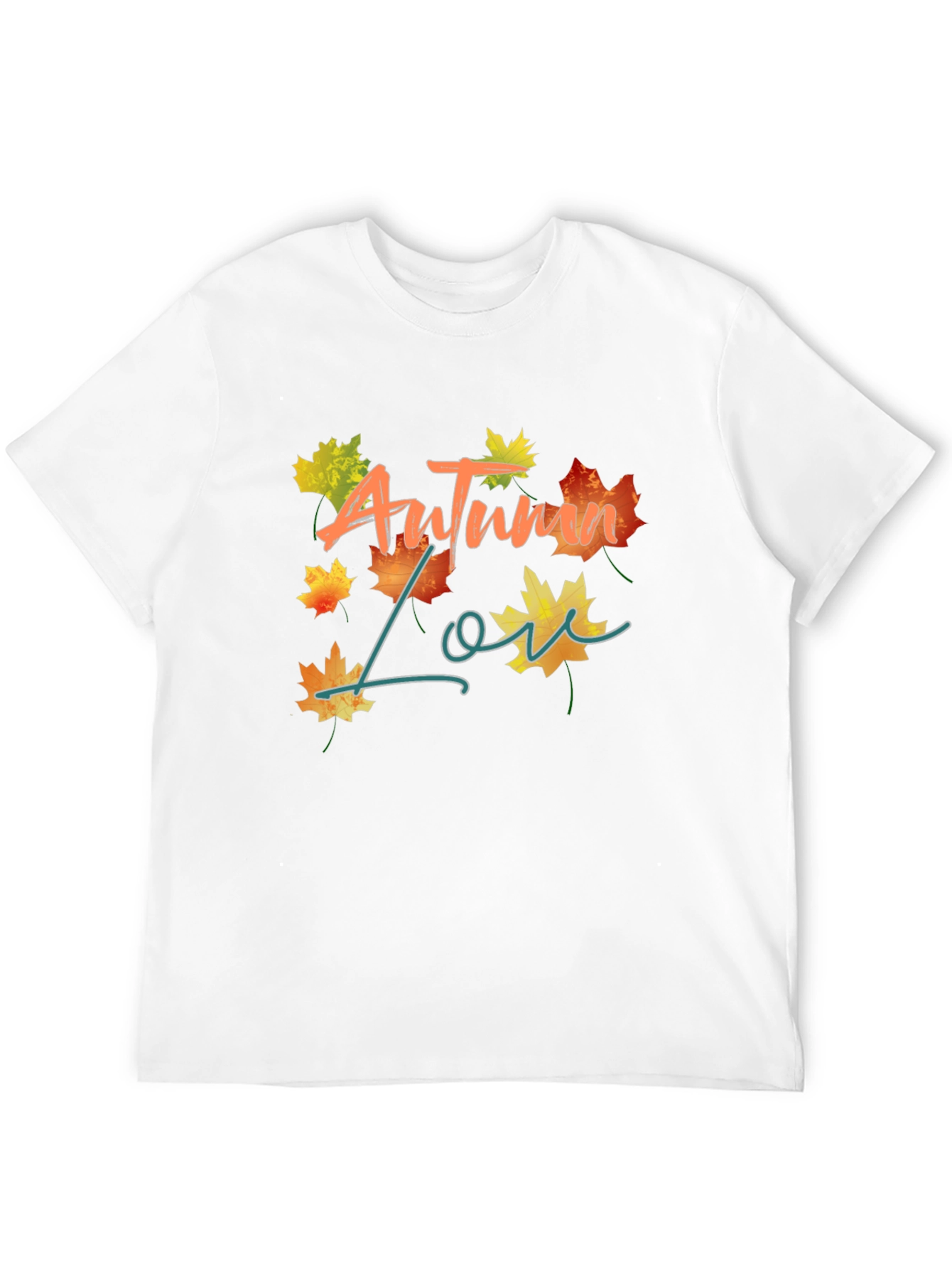 Autumn Love Graphic Tee - Black