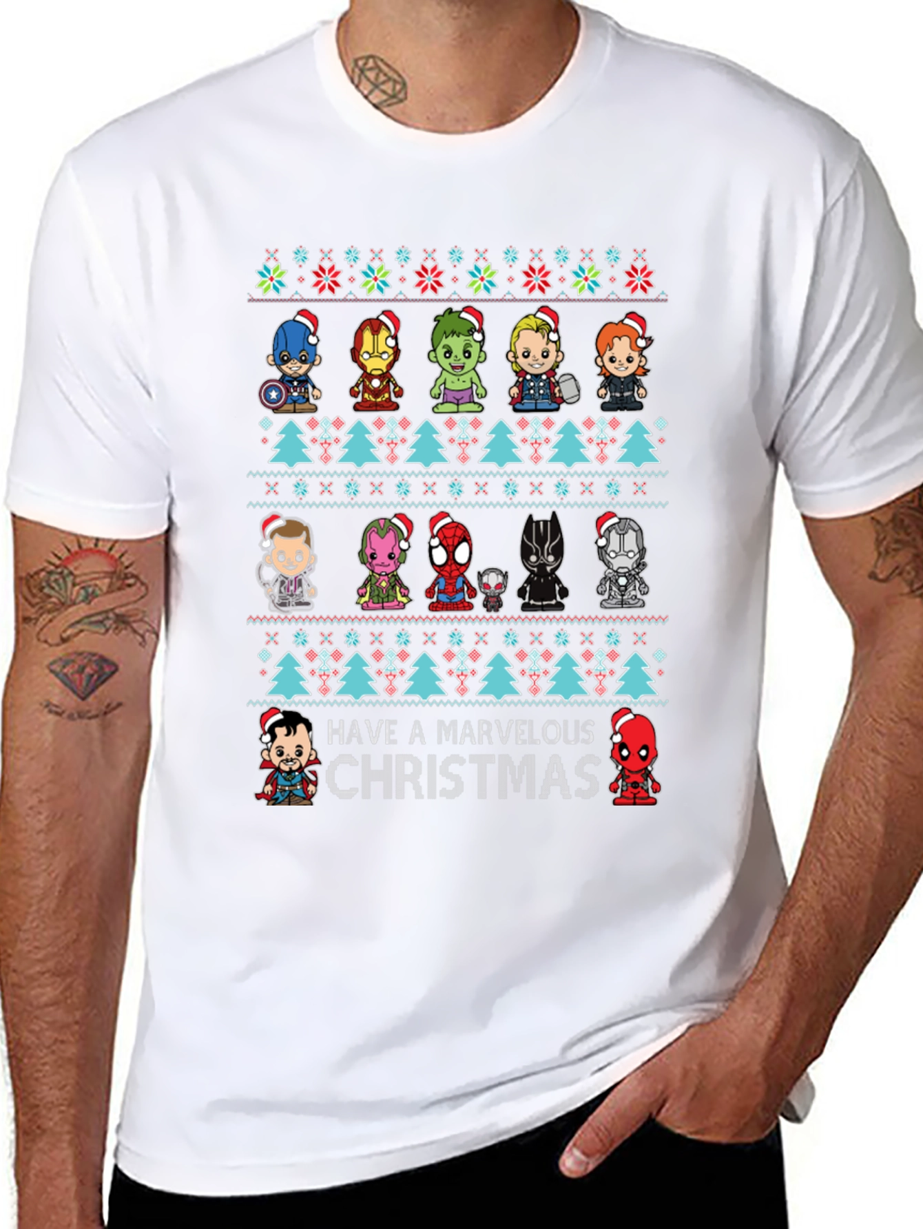 Marvel Christmas T-Shirt