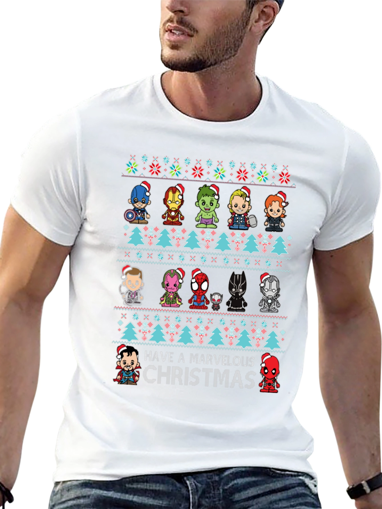 Marvel Christmas T-Shirt