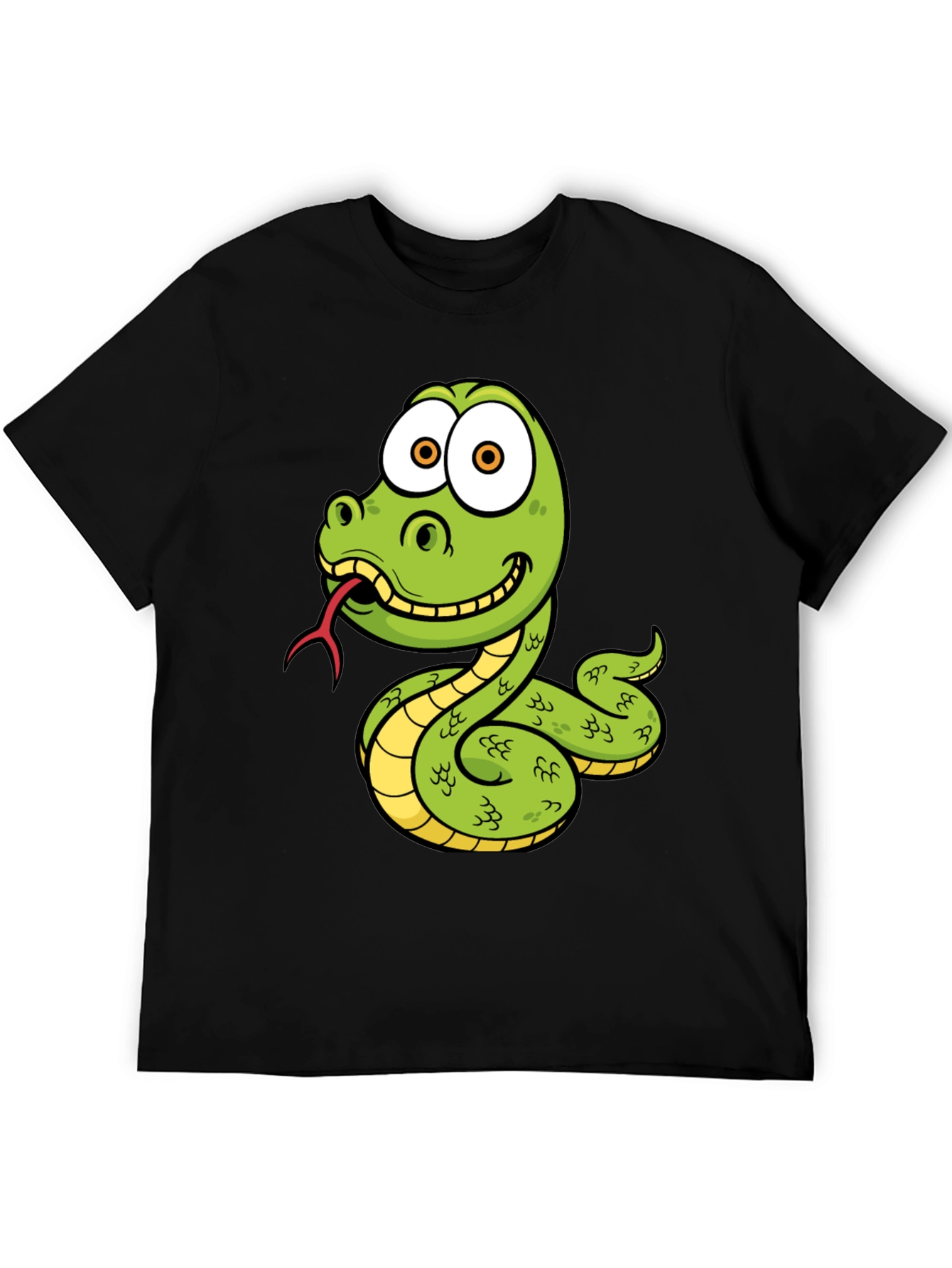 Snake Graphic Tee - Cool Cartoon Design